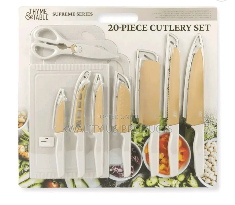 Thyme and Table 20-Piece Cutlery Set