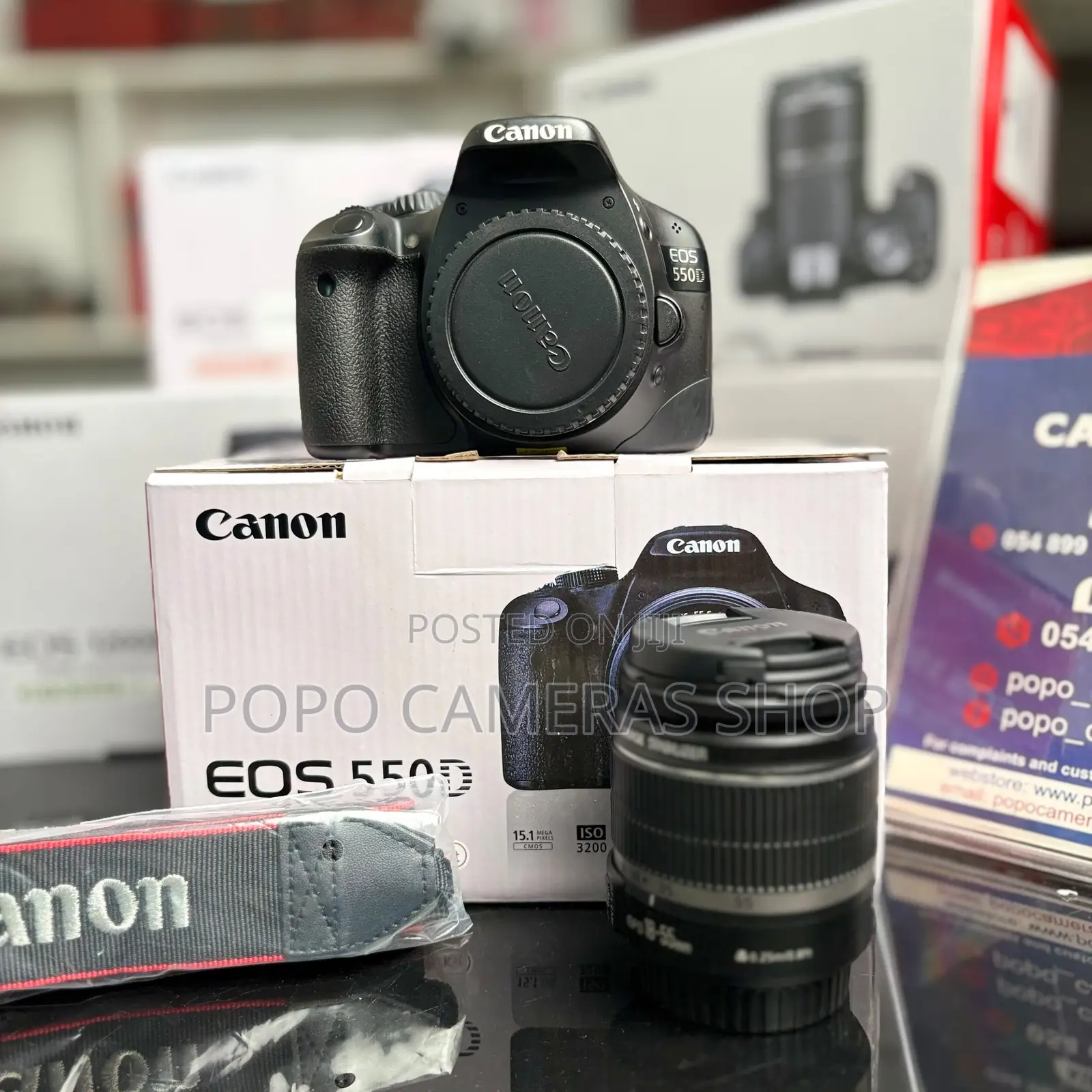Canon EOS 550D + Efs 18-55mm Lens