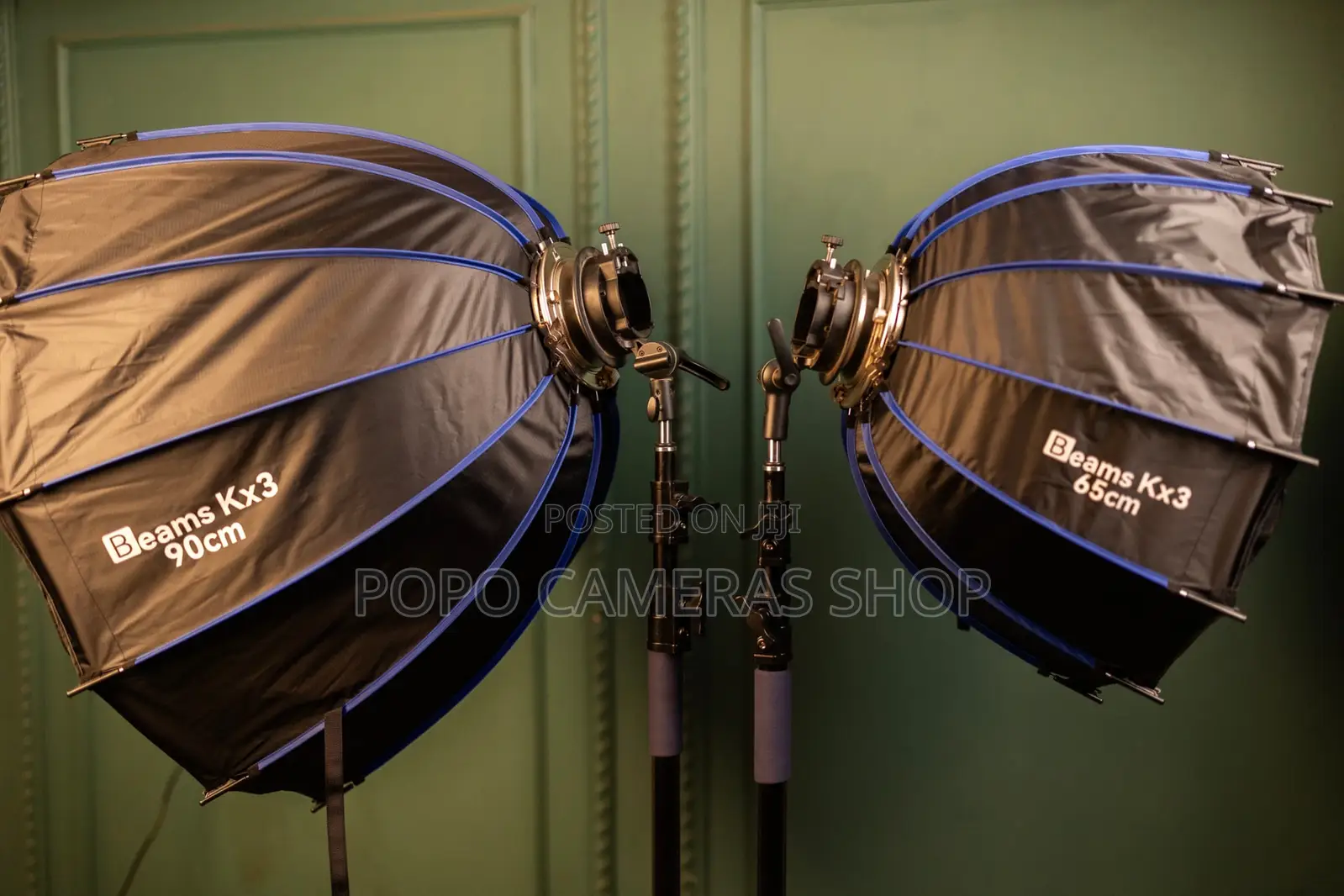 Beams KX3 Rapid Open Softbox + Double Diffuser+ Grid