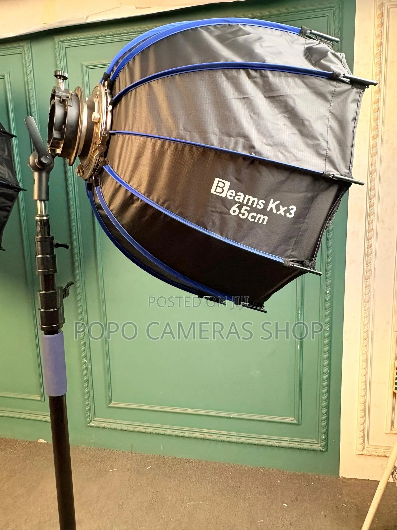 Beams KX3 Rapid Open Softbox + Double Diffuser+ Grid