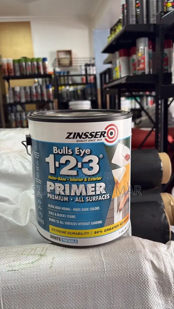 Zinsser Interior Exterior Paint Primer – Water-Based S (3.79 L)