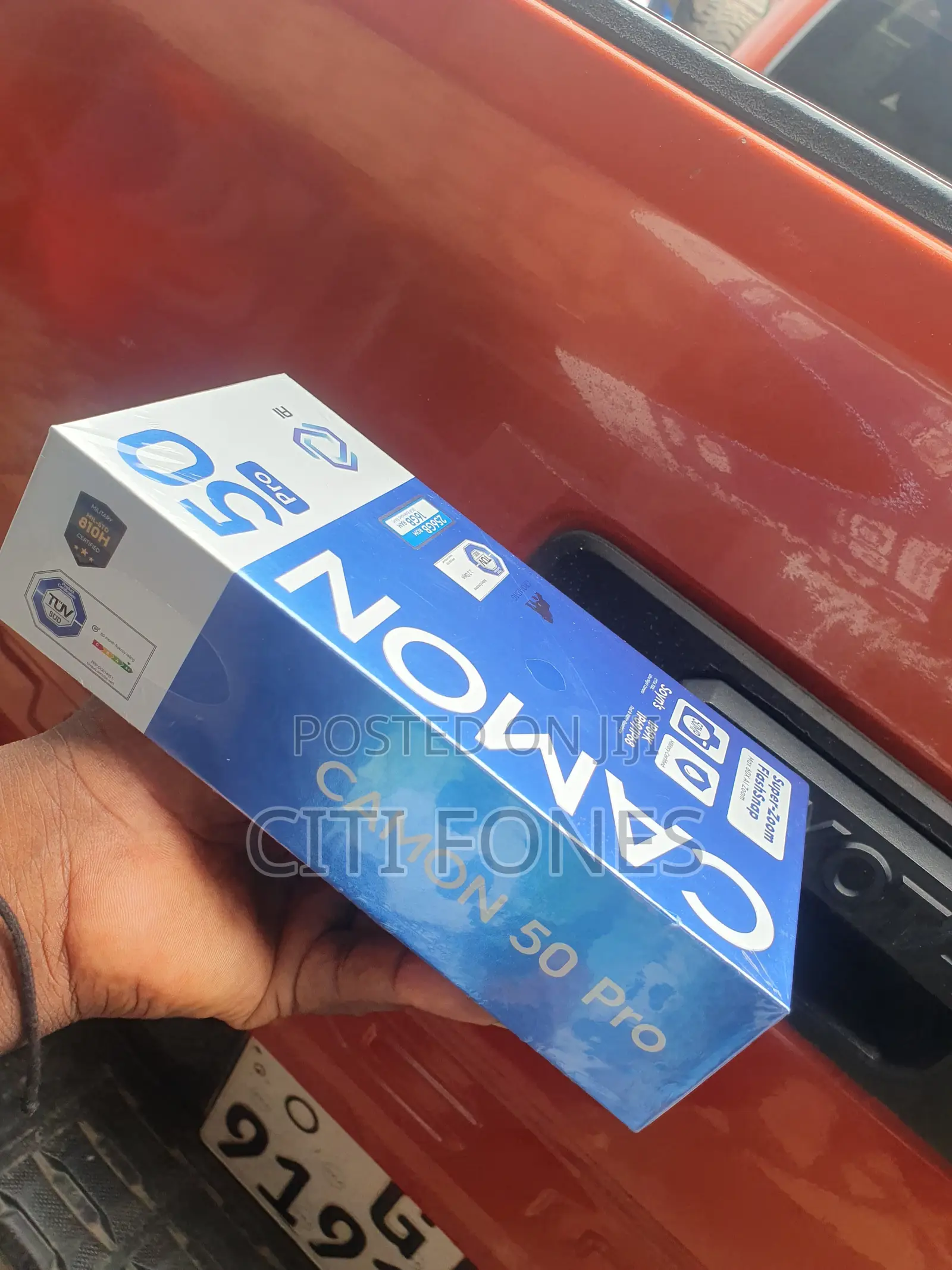 New Tecno Camon 50 Pro 256 GB Blue