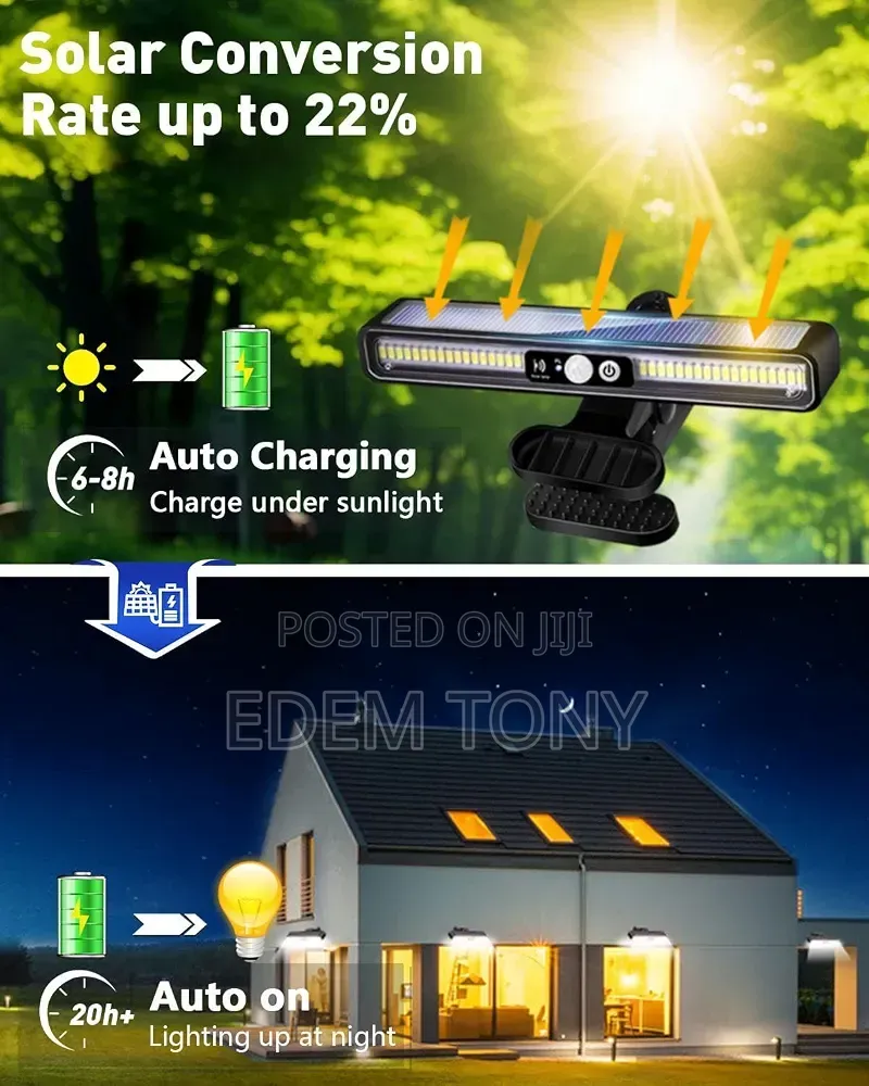 Solar Motion Lights Outdoor, 2 Pack; 36 LEDs , Security Light