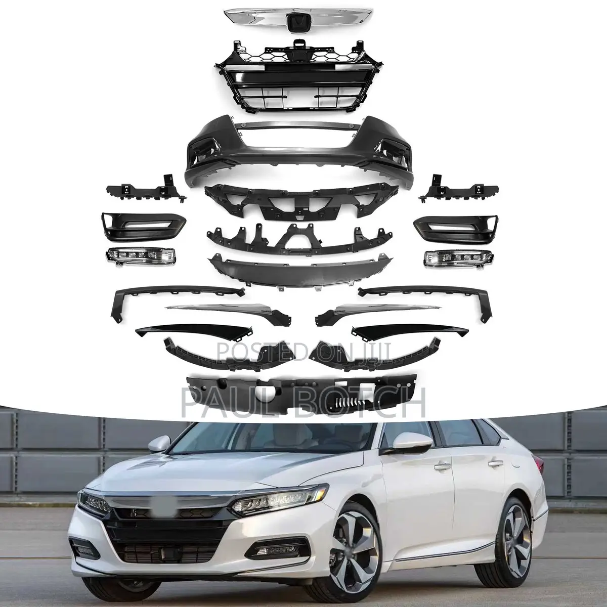 2018-2022 Honda Accord Aftermarket Complete Front Bumper