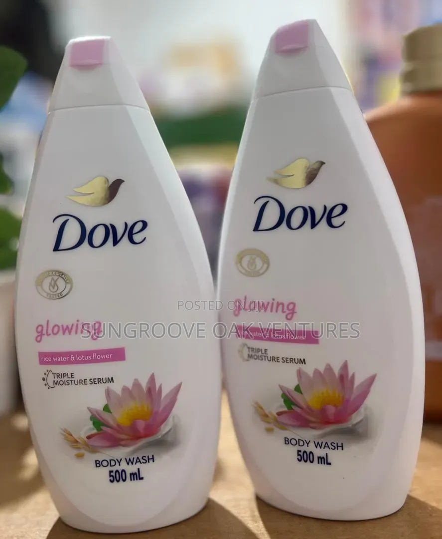 DOVE Glowing Rice Water and Lotus Flower Triple Moisture Serum 500ml
