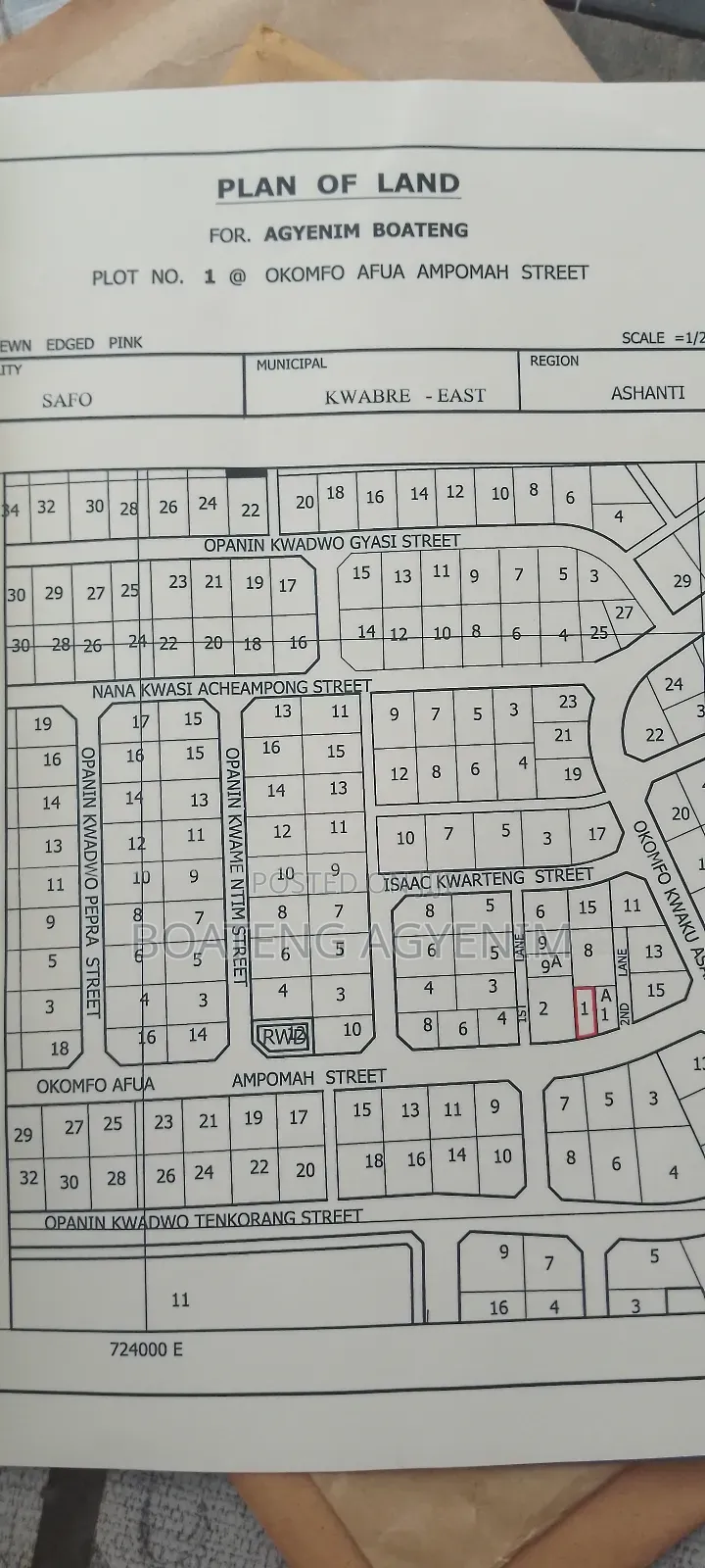 Half Plot in a Developed Estate
