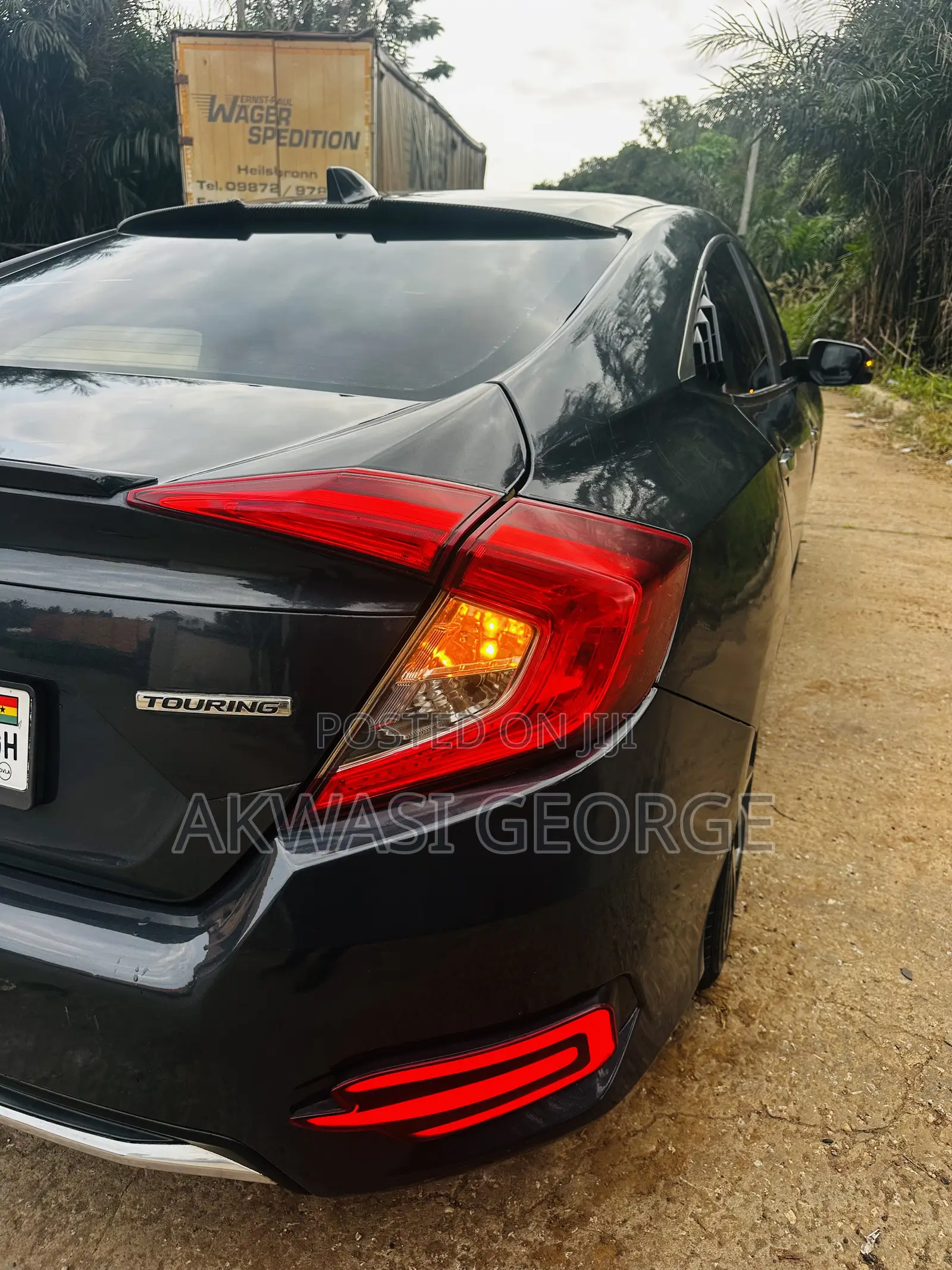 Honda Civic Touring Sedan 2019 Gray