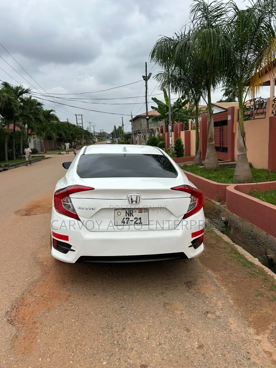 Honda Civic EX 4dr Sedan (2.0L 4cyl) 2017 White