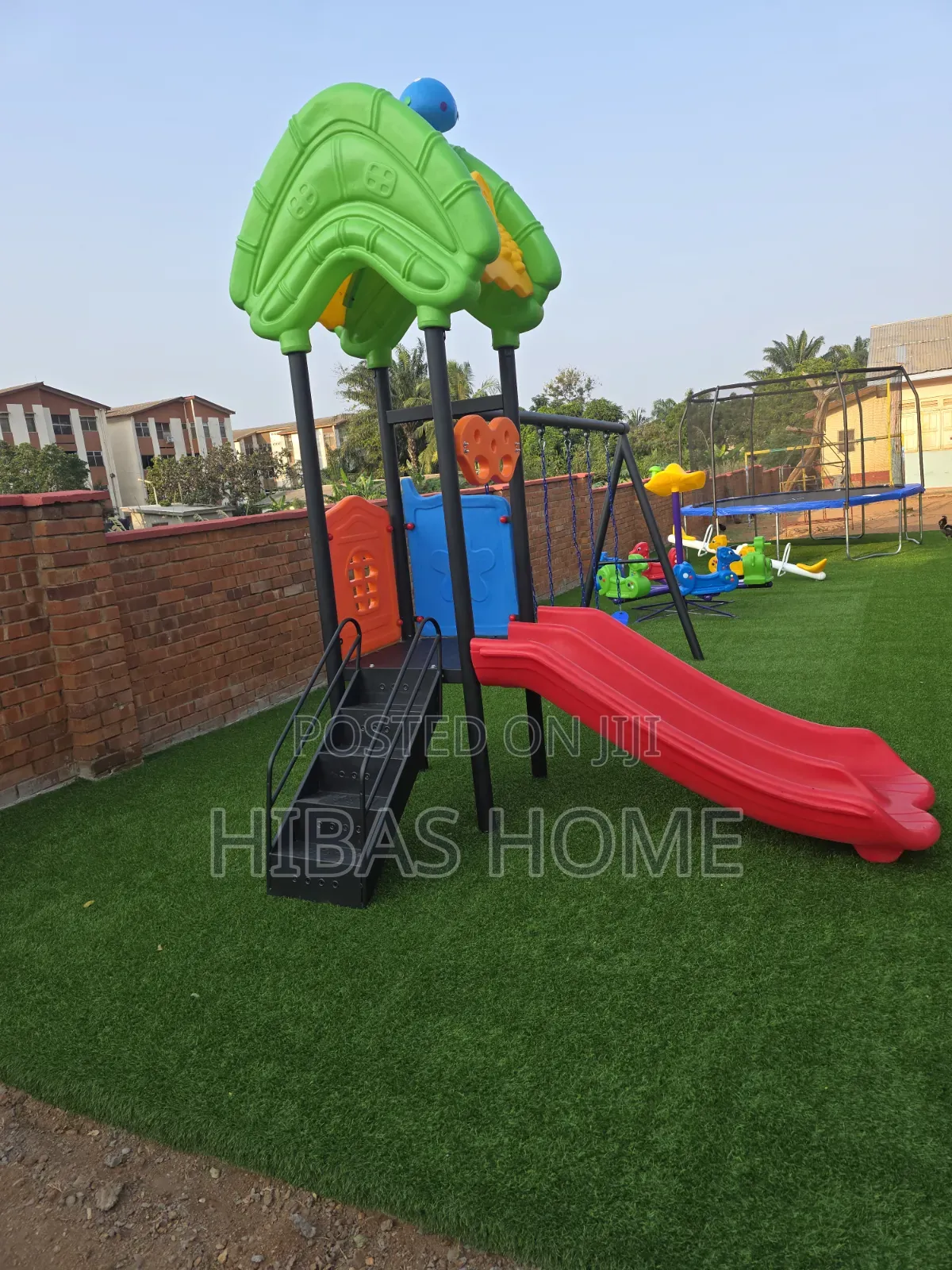 Commercial Swing Set With Slide for School Playgrounds