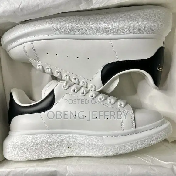Original Alexander McQueen White With Back Black