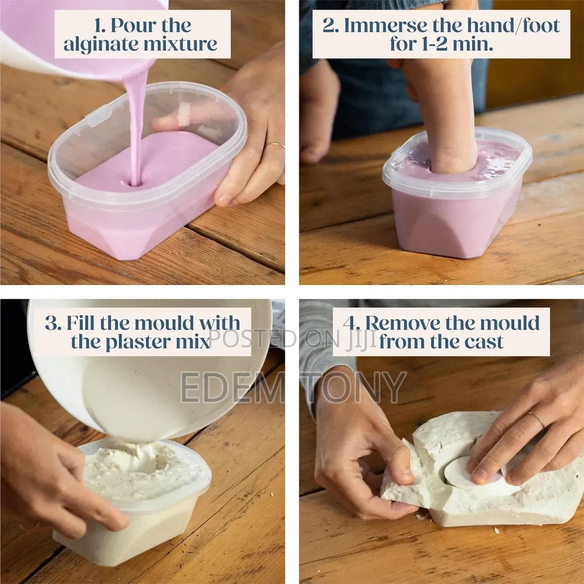 Baby Casting Kit 3D for Hand Feet - Skin-Safe Non-Toxic
