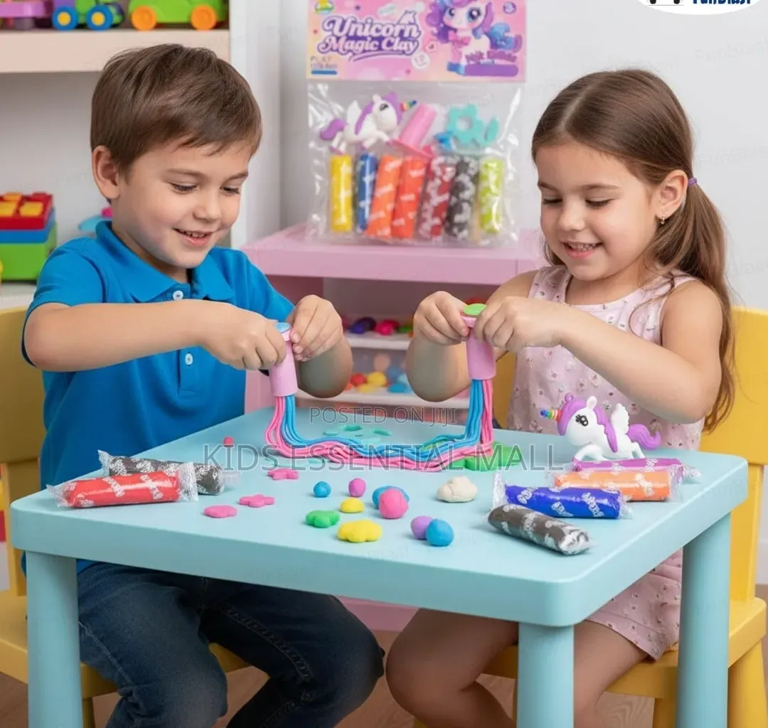 3 Pack Unicorn Clay Dough