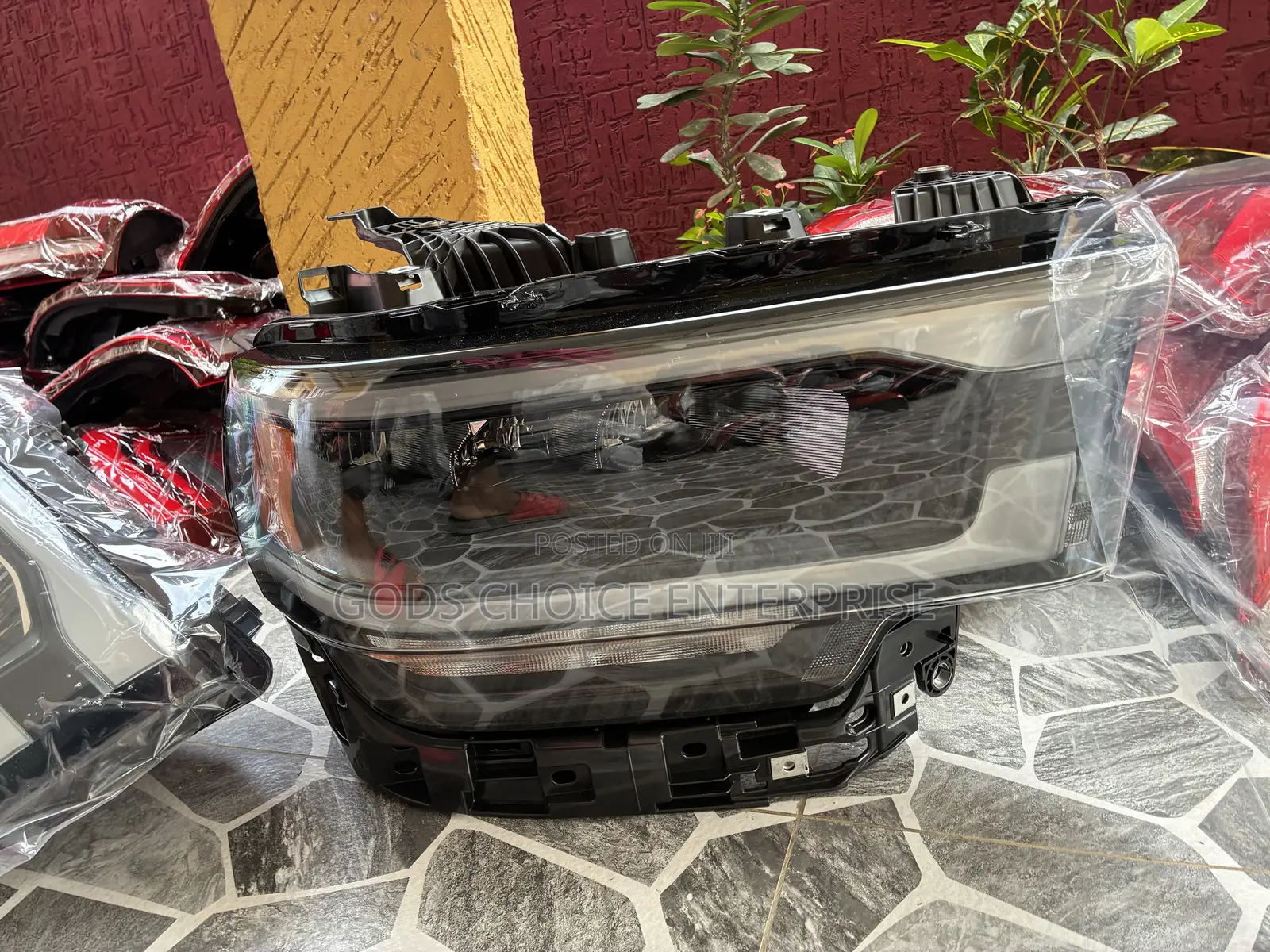 Headlight Ram 2500/3500 2019-2023-2024 Full Led Black