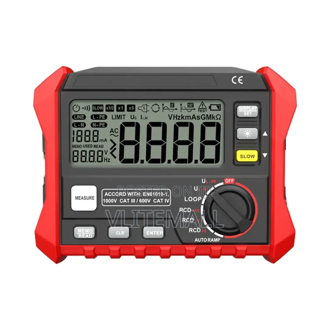 Earth Resistance Tester Rcd+loop Tester