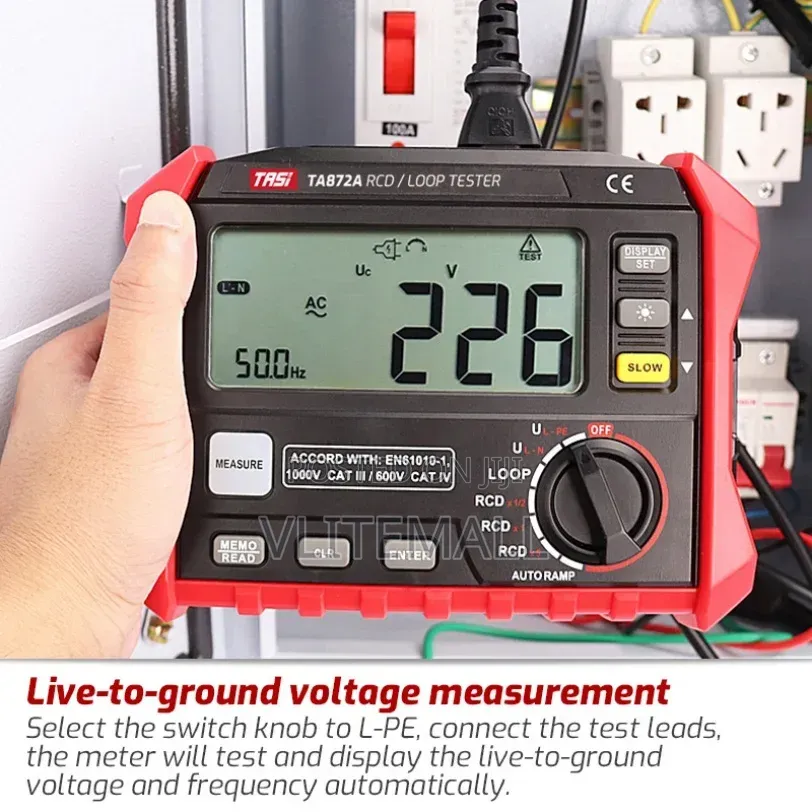 Earth Resistance Tester Rcd+loop Tester