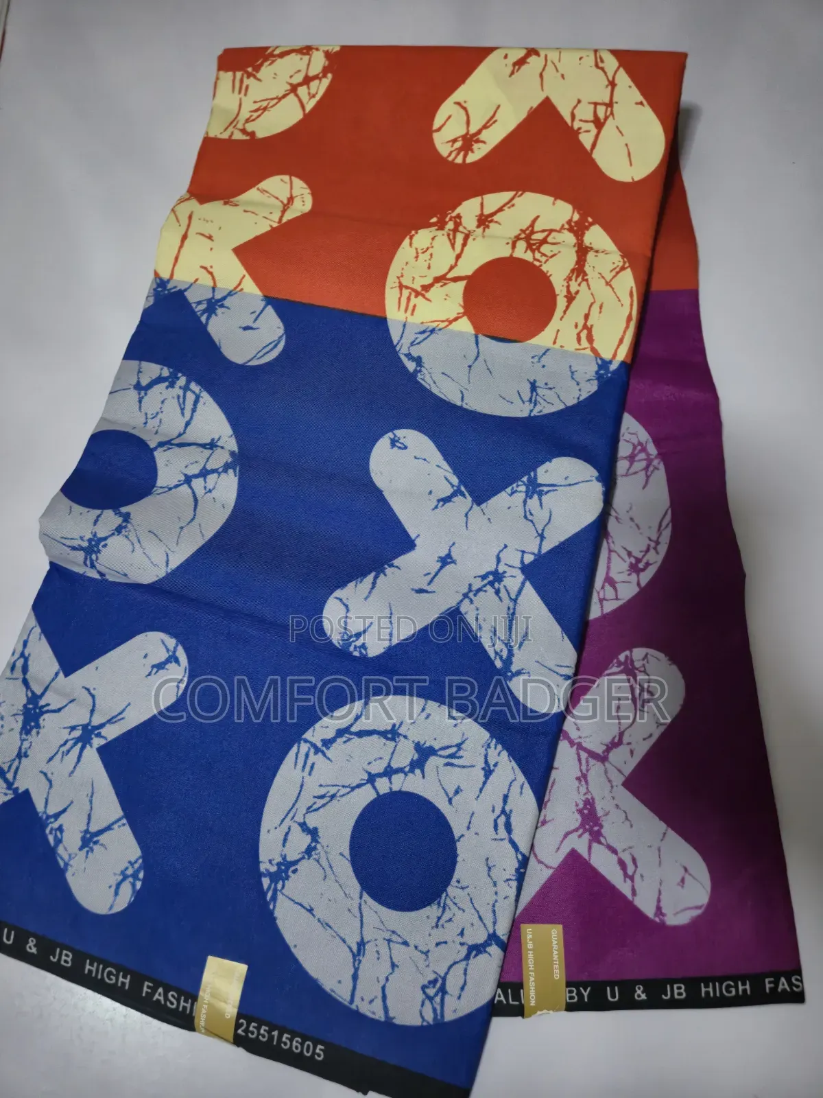 Stylish X and O Combination African Print