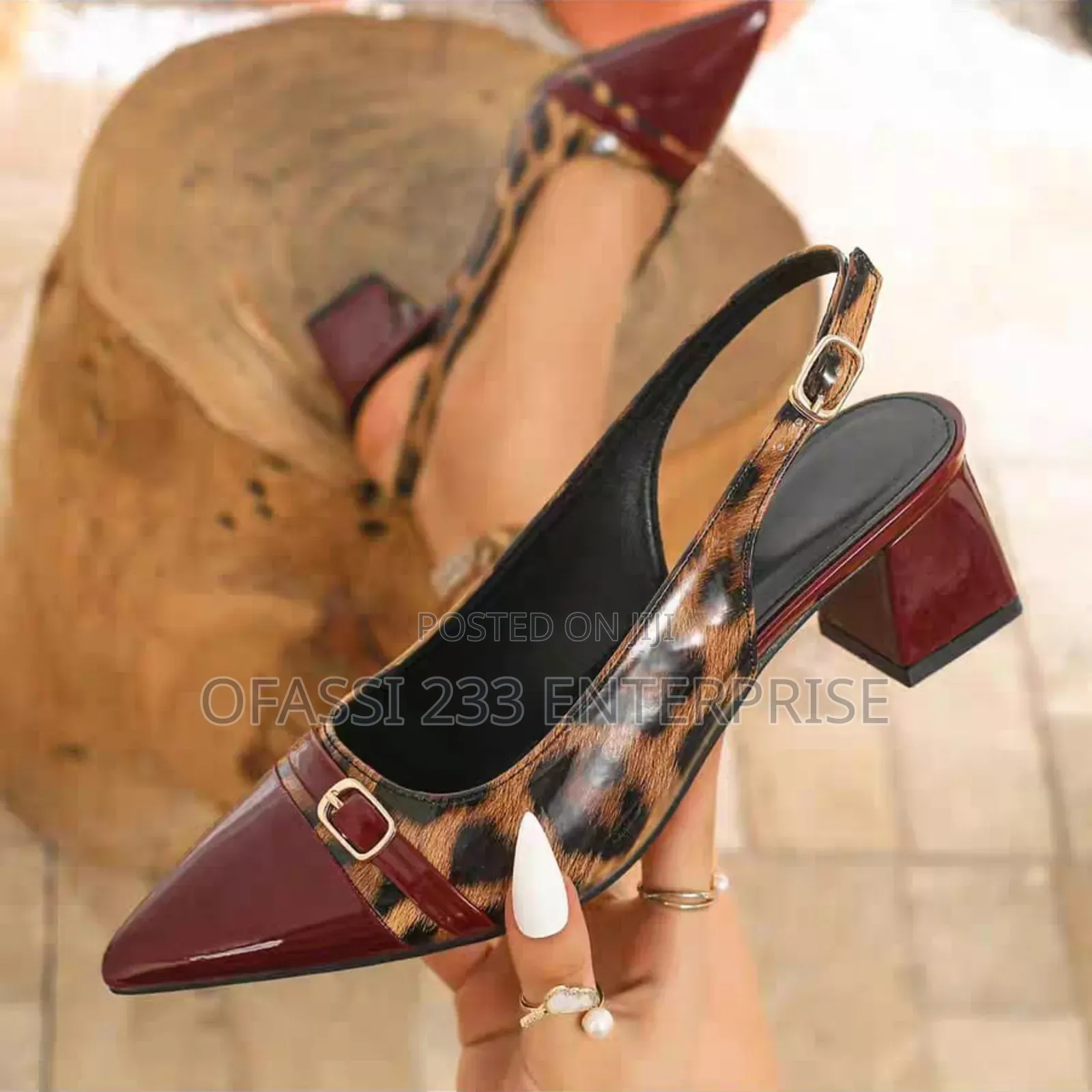 Stiletto Leopard Print High Heels With Pointed Toes
