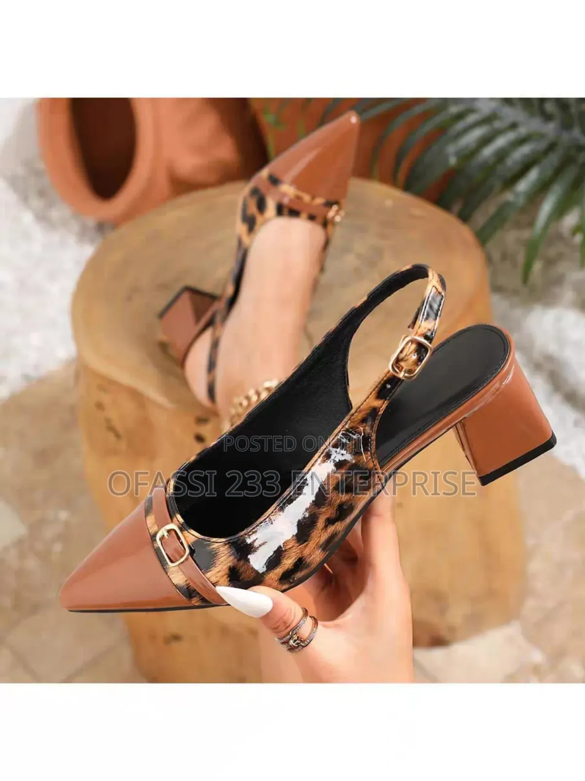 Stiletto Leopard Print High Heels With Pointed Toes