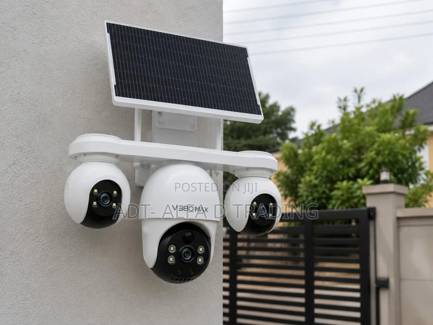 4G 3-Lens Solar Camera
