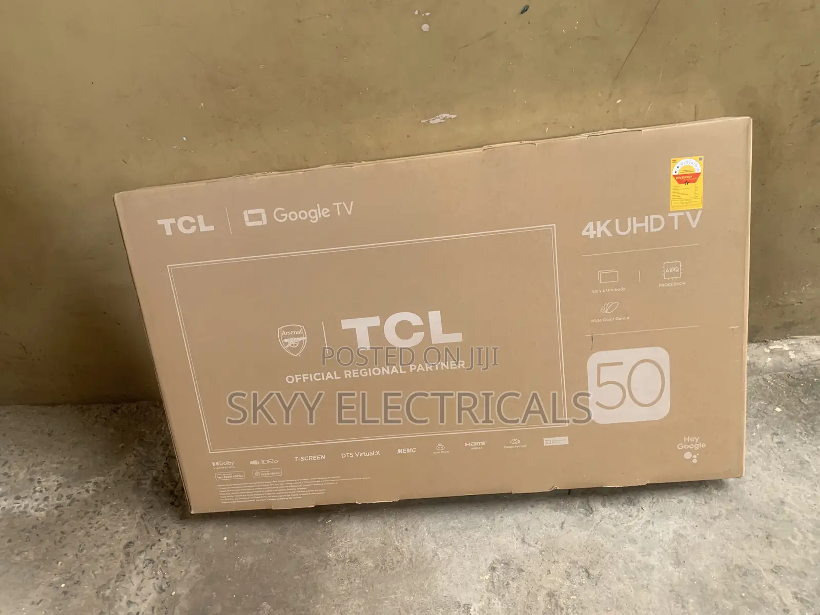 Sleek TCL 50inch Smart UHD TV