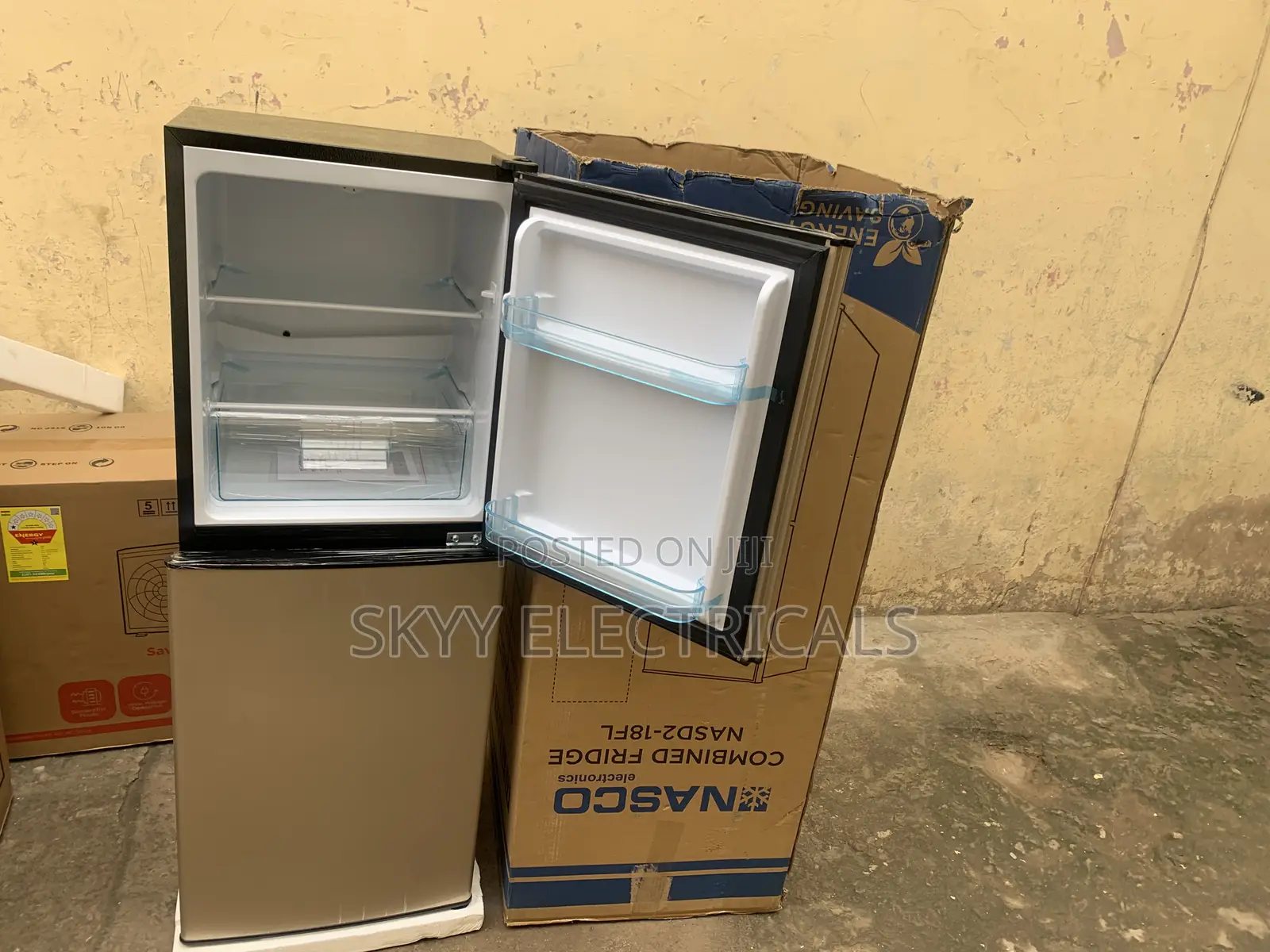 Durable Build Quality Nasco 136liters DoubleDoor Fridge