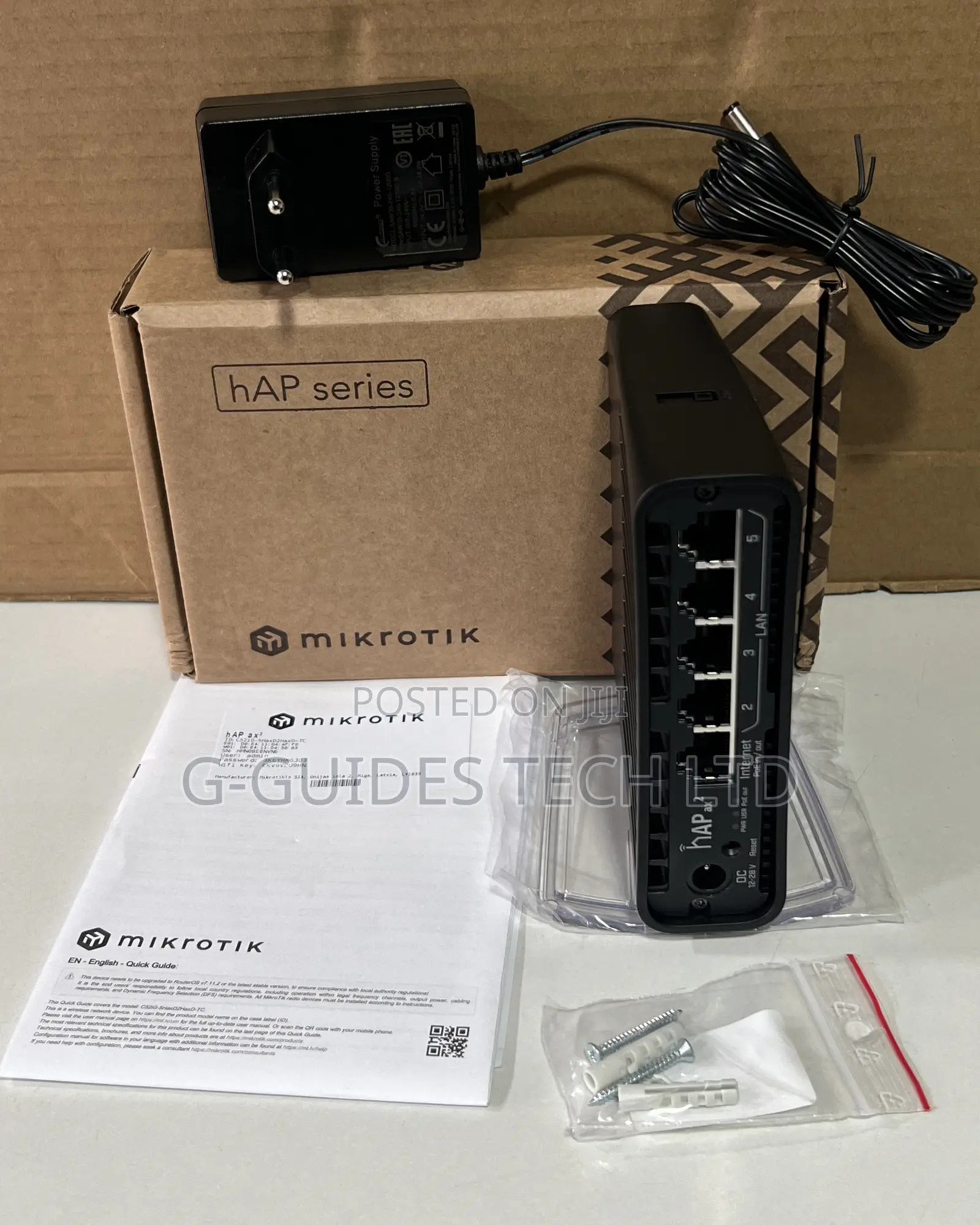 MikroTik hAP Ax2 Dual-Band Wireless Router Wi-Fi 6