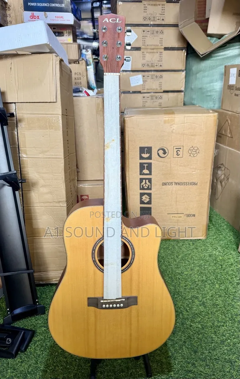 ACL 6 Strings Acoustic Guitar With Guitar Bag and Strap