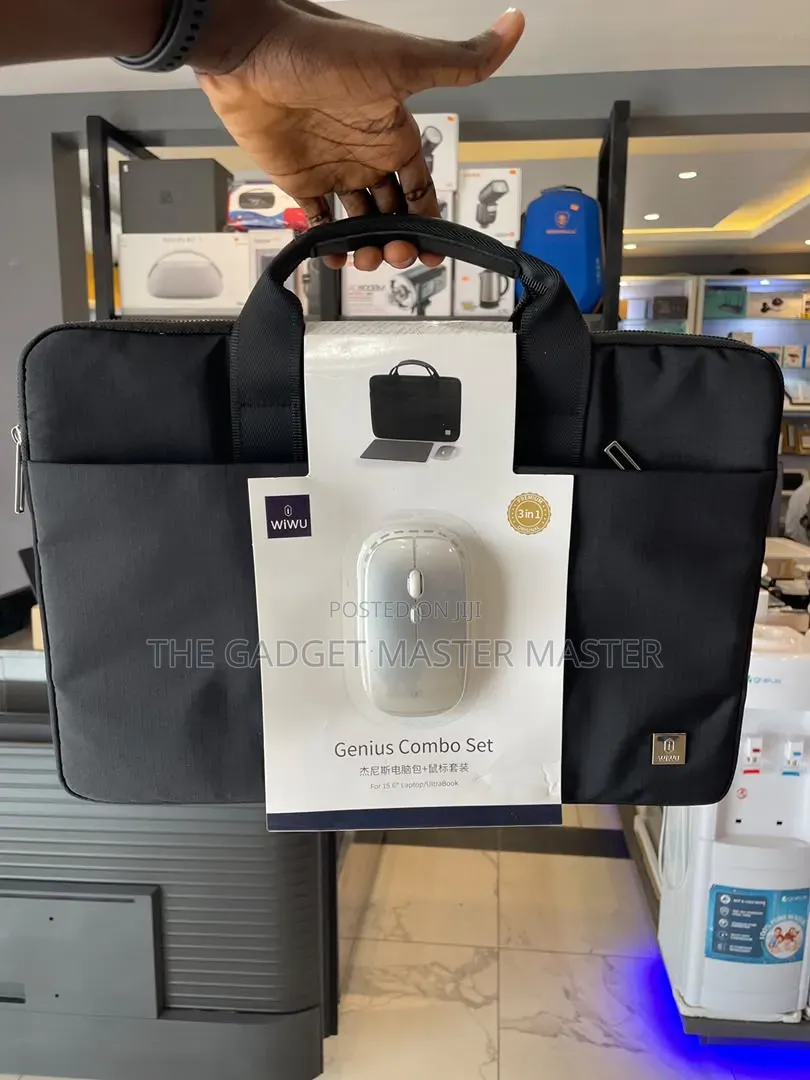 Wiwu Genius Laptop Bag With Mouse Combo