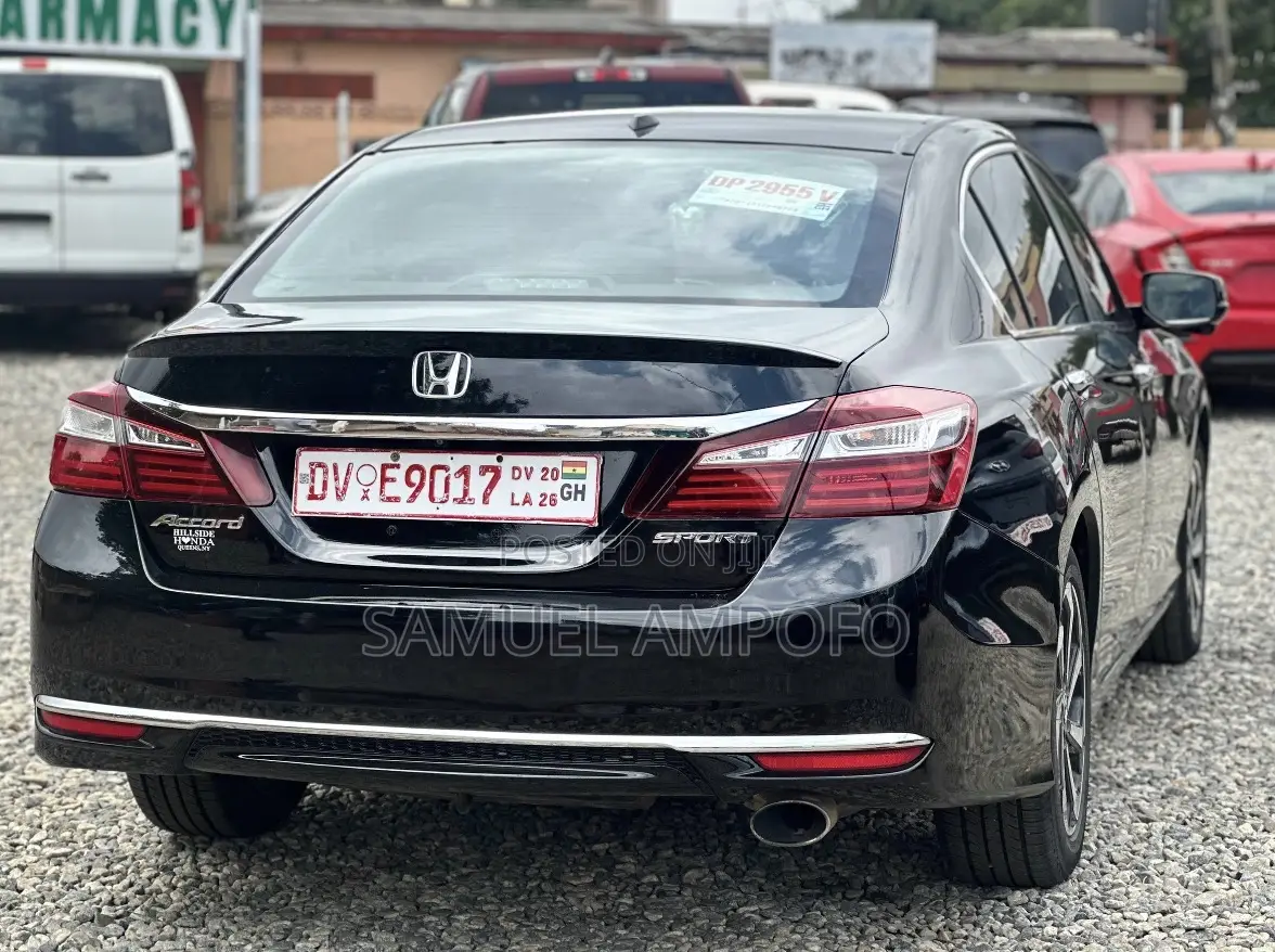 Honda Accord Sport 4dr Sedan FWD (2.4L 4cyl 2A) 2017 Black