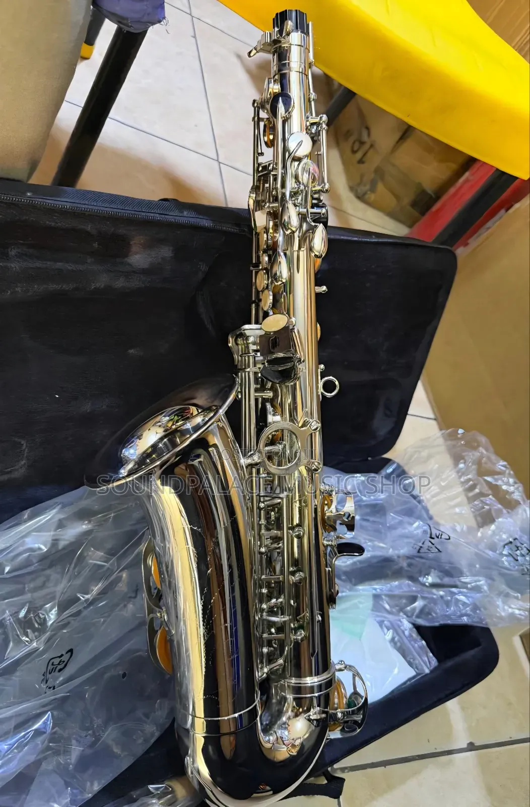 Silver-Plated Alto Saxophone