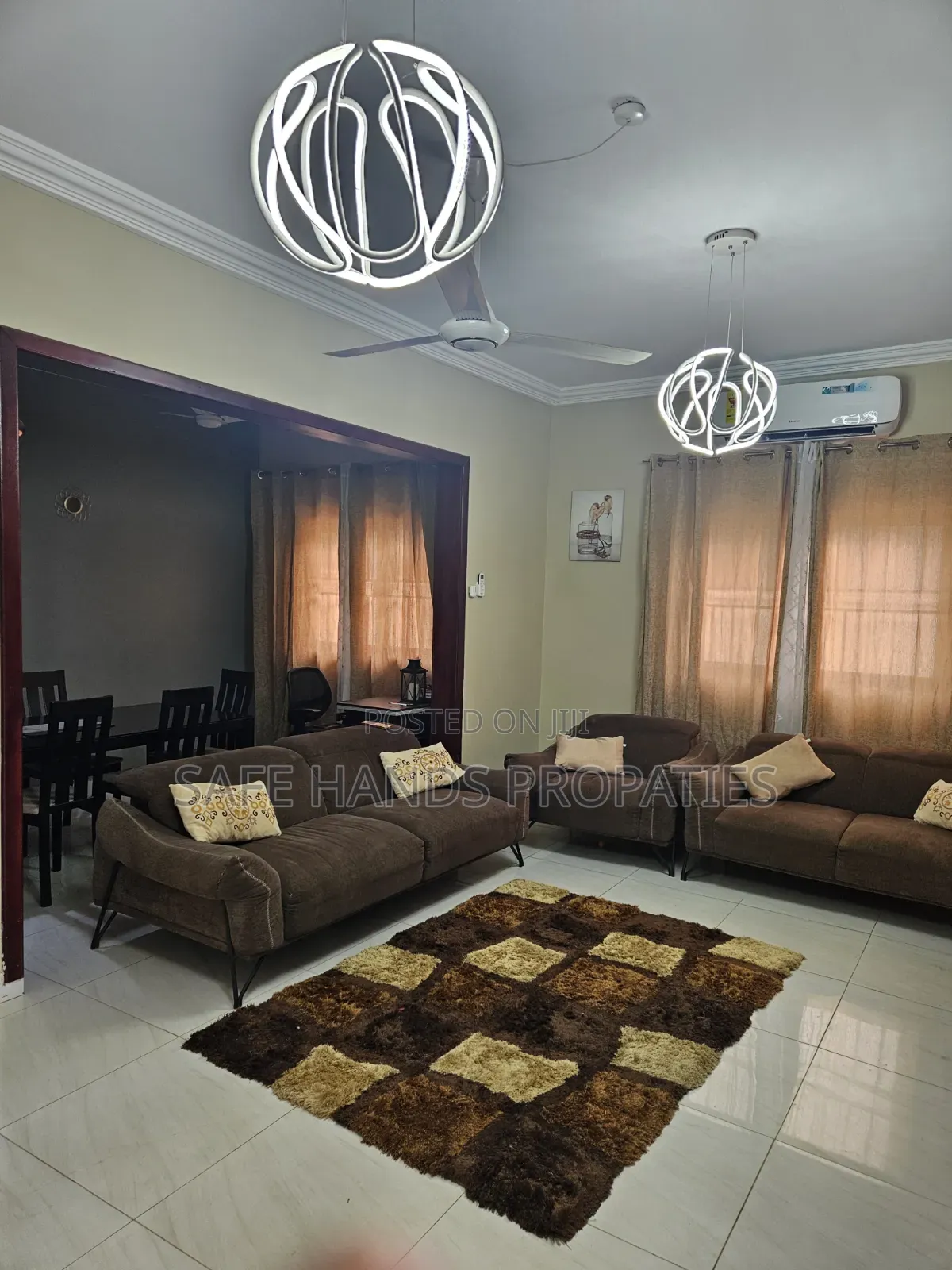 Furnished 3bdrm House in Redrow Estate, Accra Metropolitan for rent