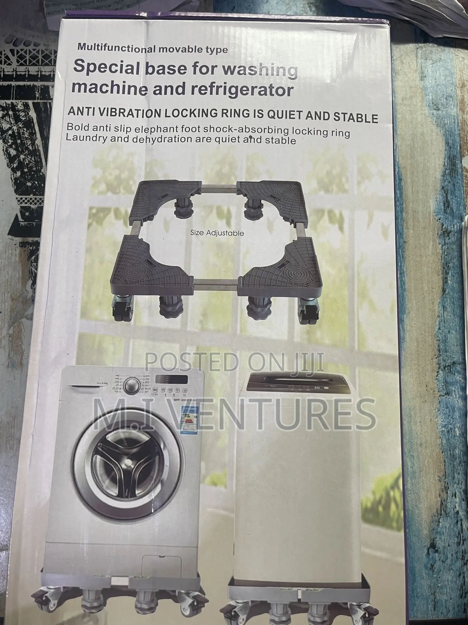 Multifunctional Movable Stand for Fridge and Washing Machine