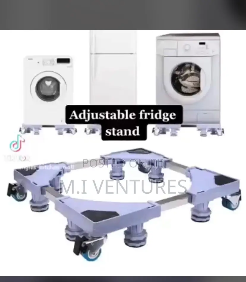 Multifunctional Movable Stand for Fridge and Washing Machine