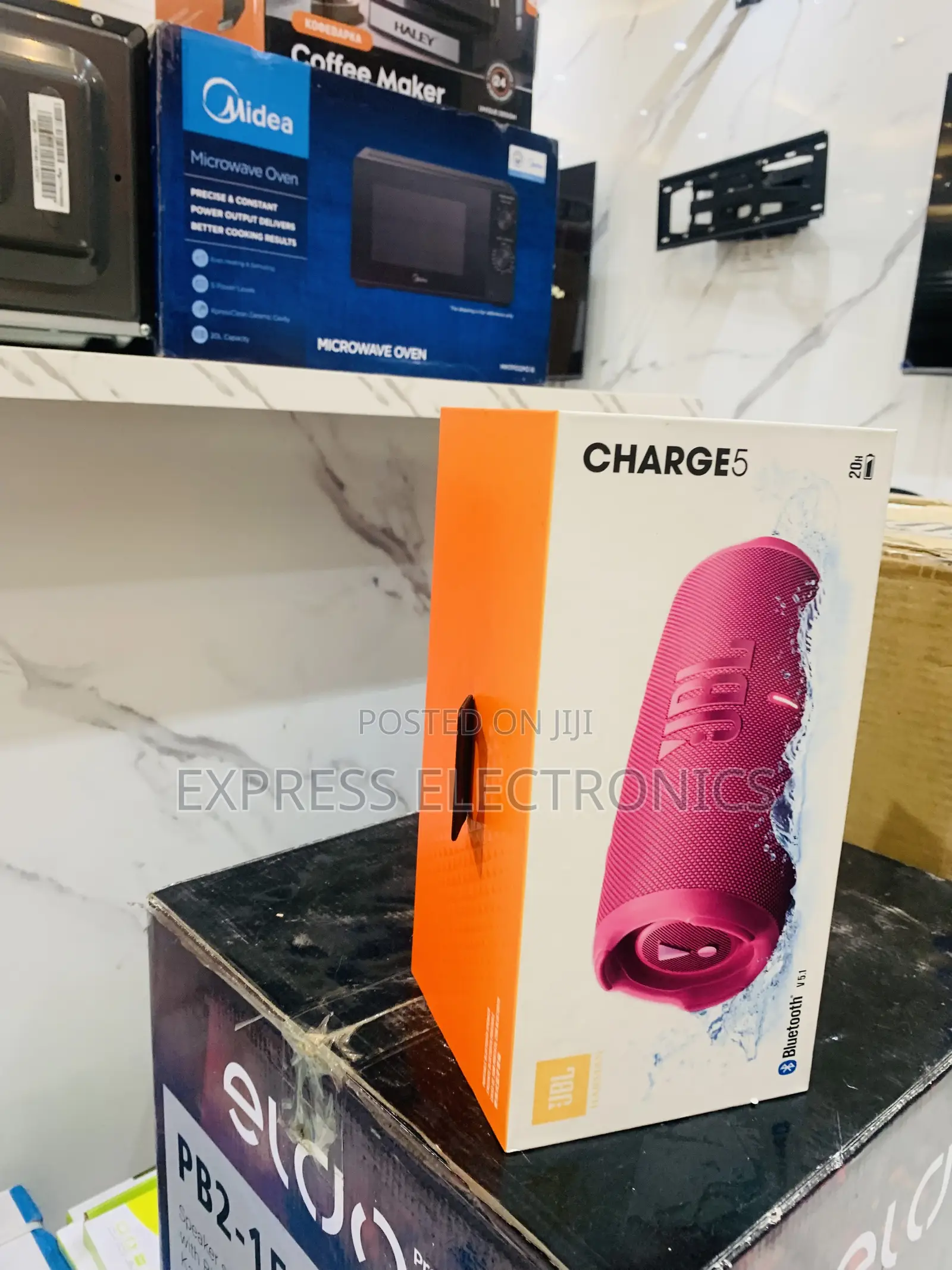 Lovely New JBL CHARGE 5 - Portable Bluetooth Speaker IP67 Waterproof