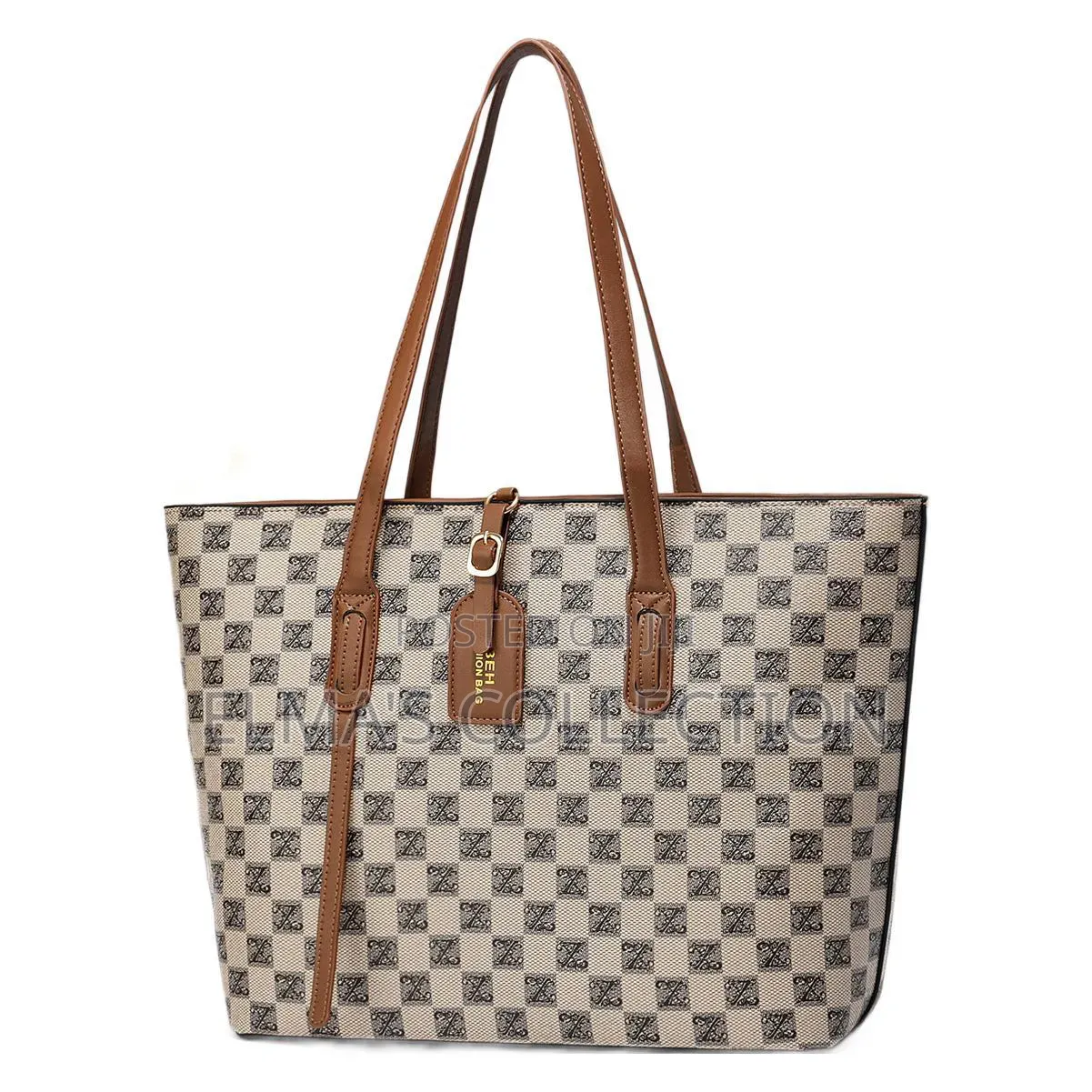 Elegant Brown Leather Tote Bags