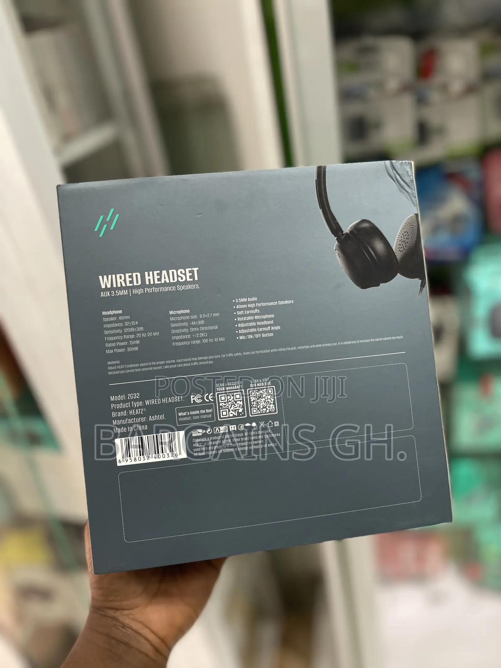 Heatz Voice Desk 40 Headset With Mic