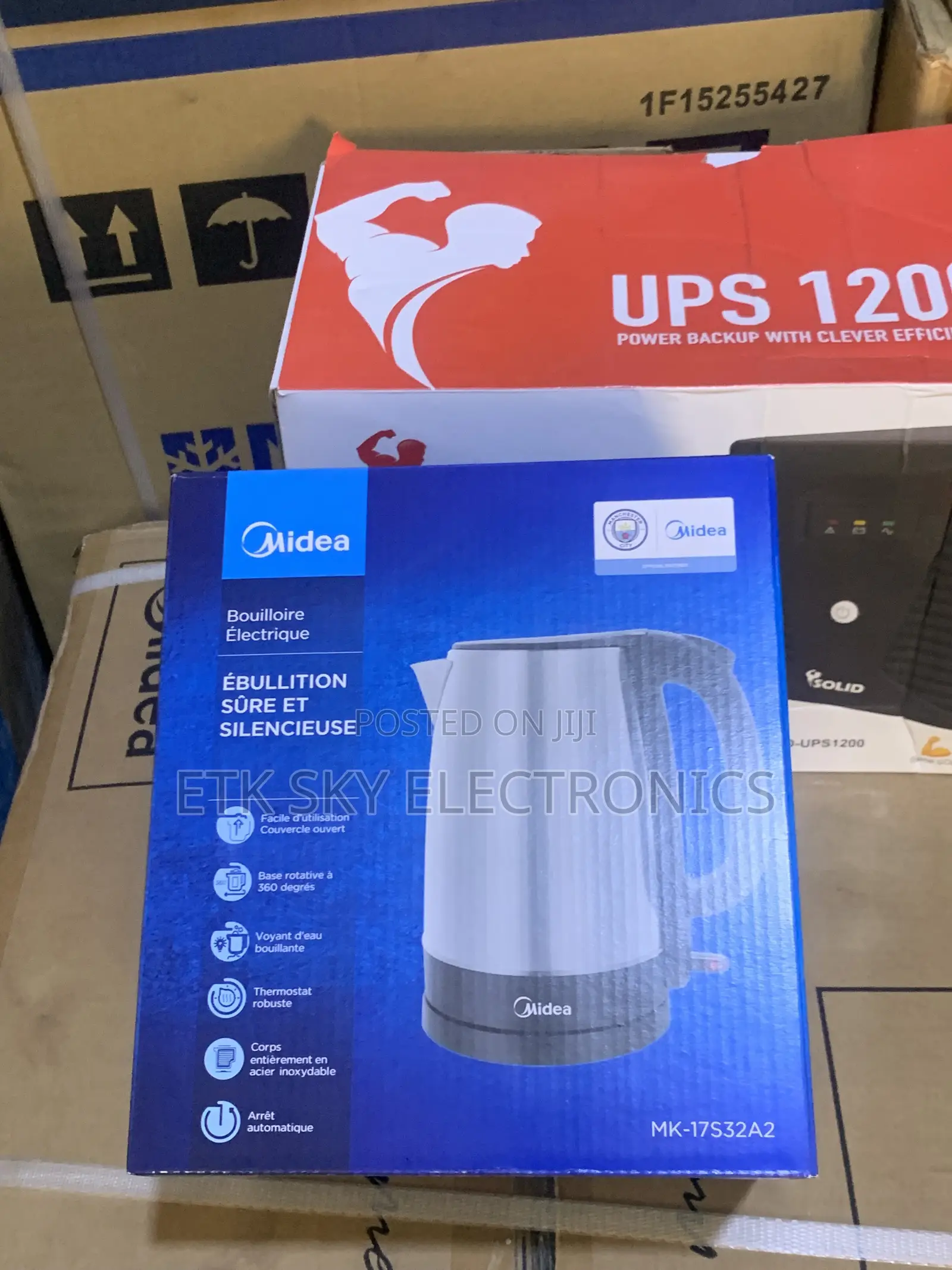 Superior Midea Stainless Steel Electric Kettle
