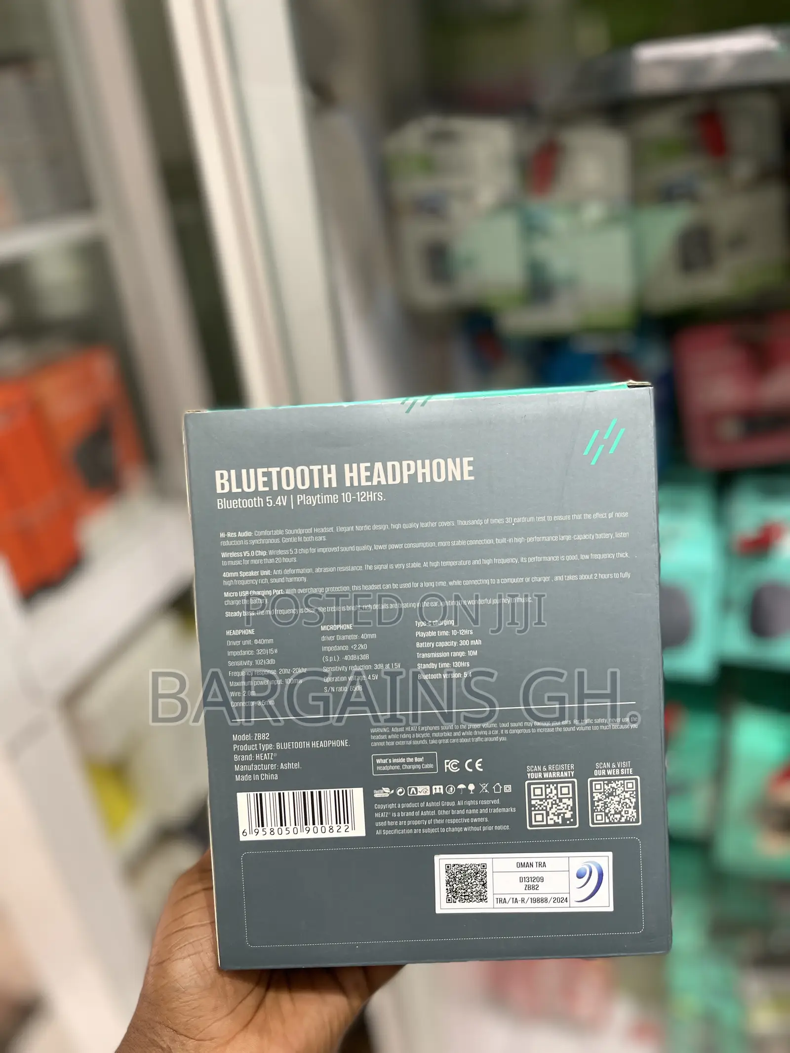 Heatz ZB82 Bluetooth Headset