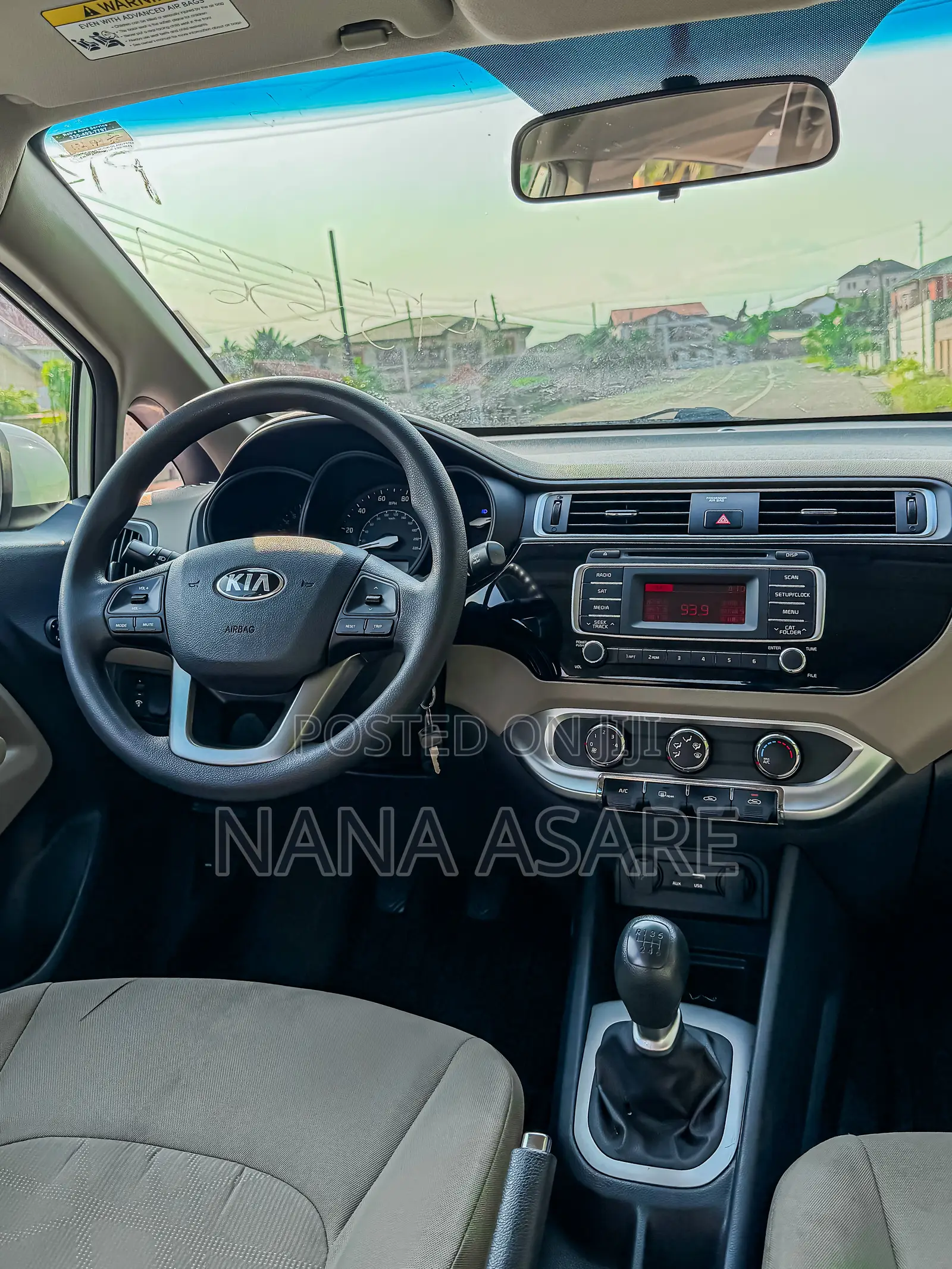 Kia Rio LX 4dr Hatchback (1.6L 4cyl 6M) 2015 White