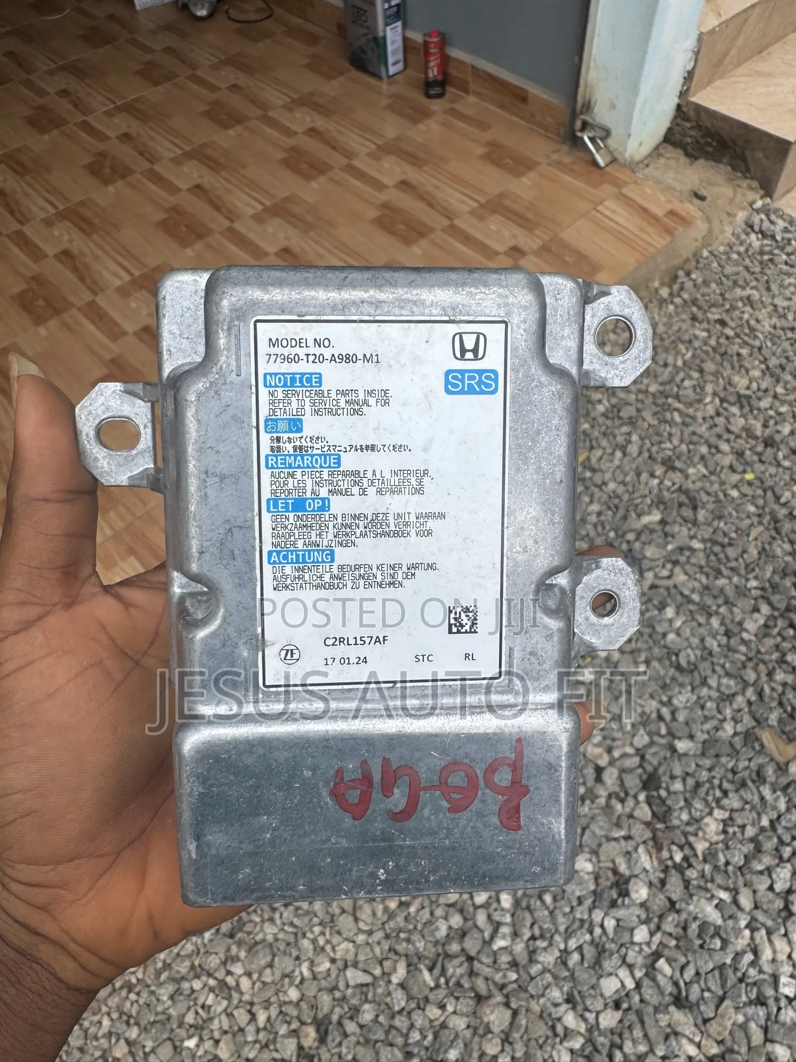 2023-2025 Honda Civic Airbag Control Board Unit SRS(77960-T20-A980-M1)
