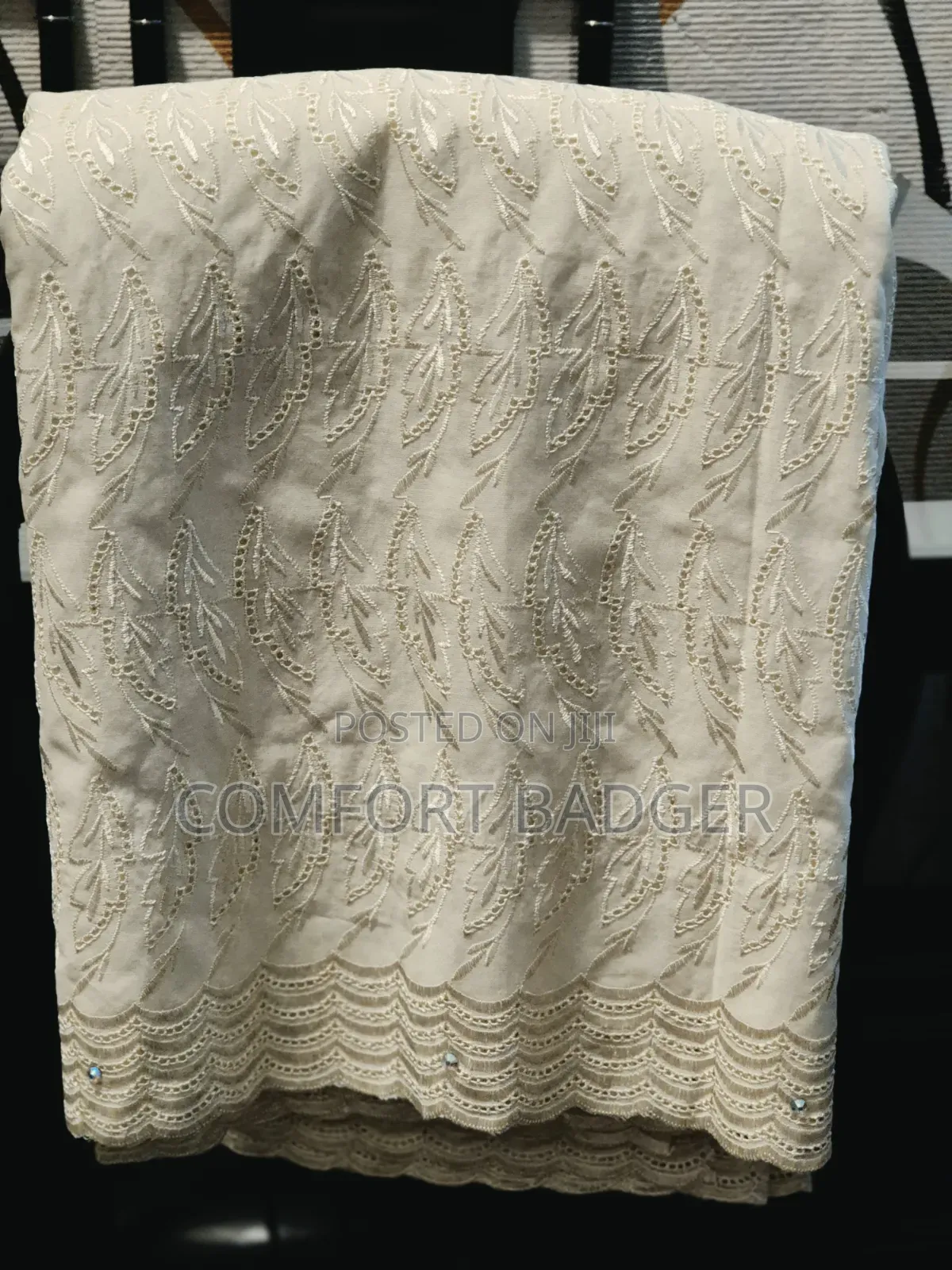 Durable and Comfortable Cotton Dry Lace( Voile Lace)