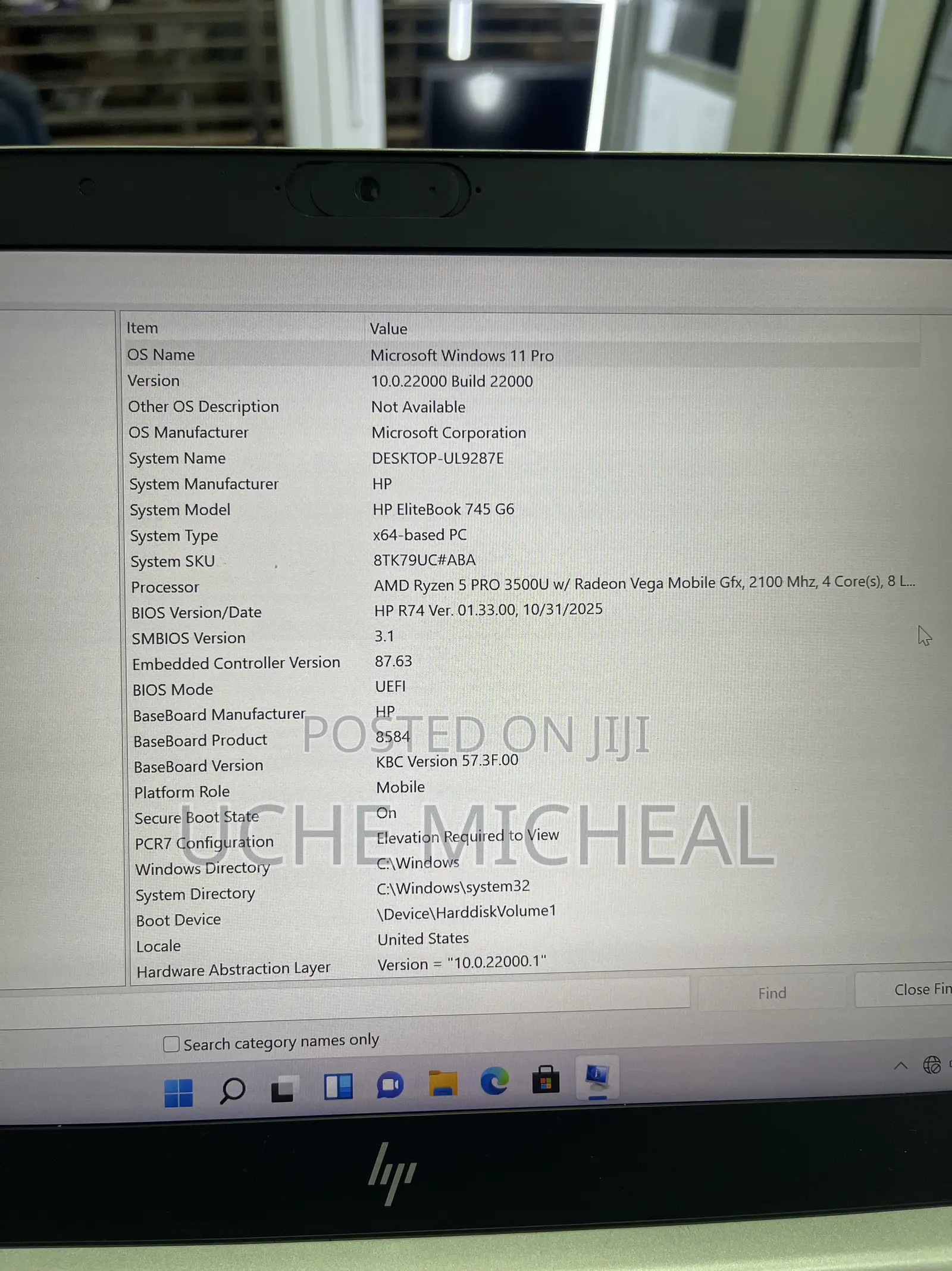 Laptop HP EliteBook 745 G6 16GB AMD Ryzen 5 SSD 256GB