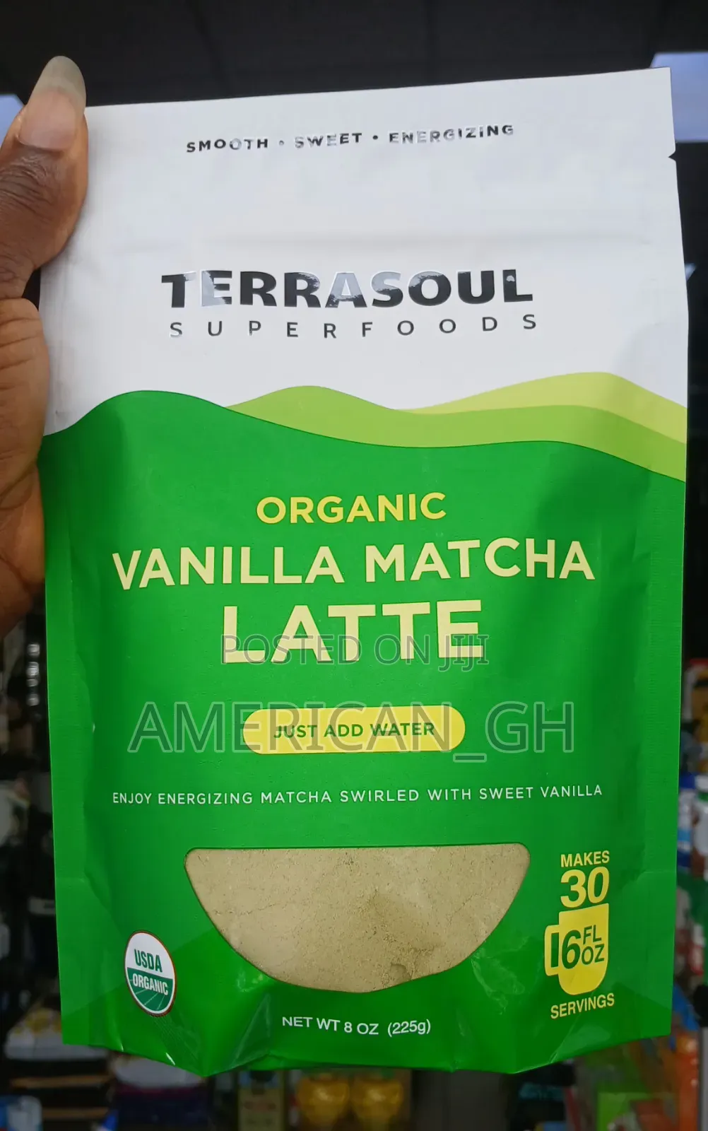 Organic Vanilla Matcha Tea, 225g