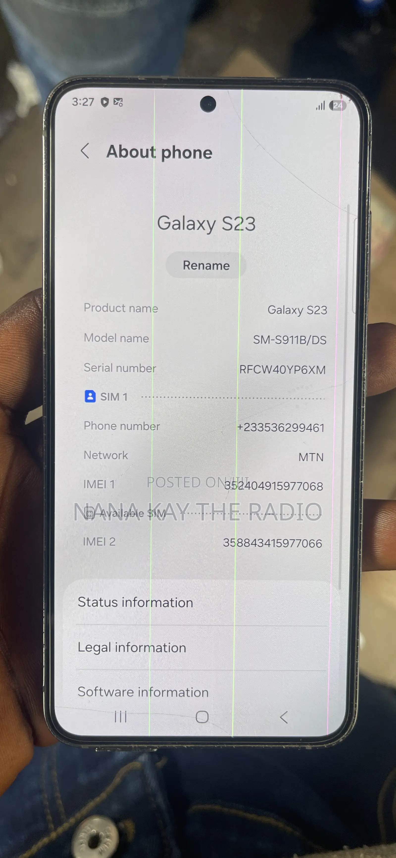 Samsung Galaxy S23 128 GB Black