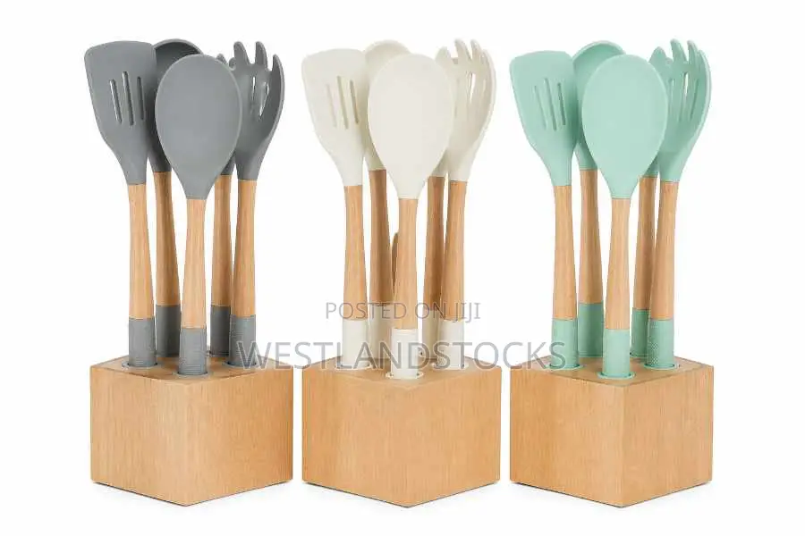 5 Piece Silicone Utensil Set -With 464°F Heat Resistanceance