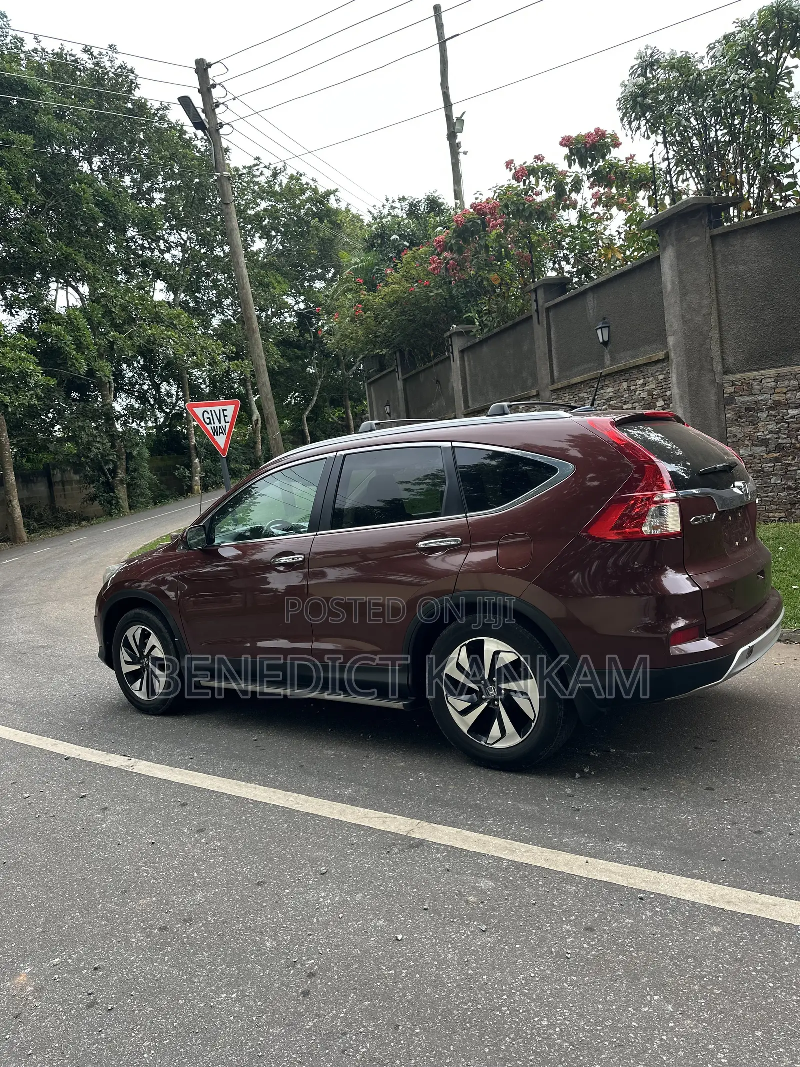 Honda CR-V Touring 4dr SUV AWD (2.4L 4cyl CVT) 2015 Burgundy
