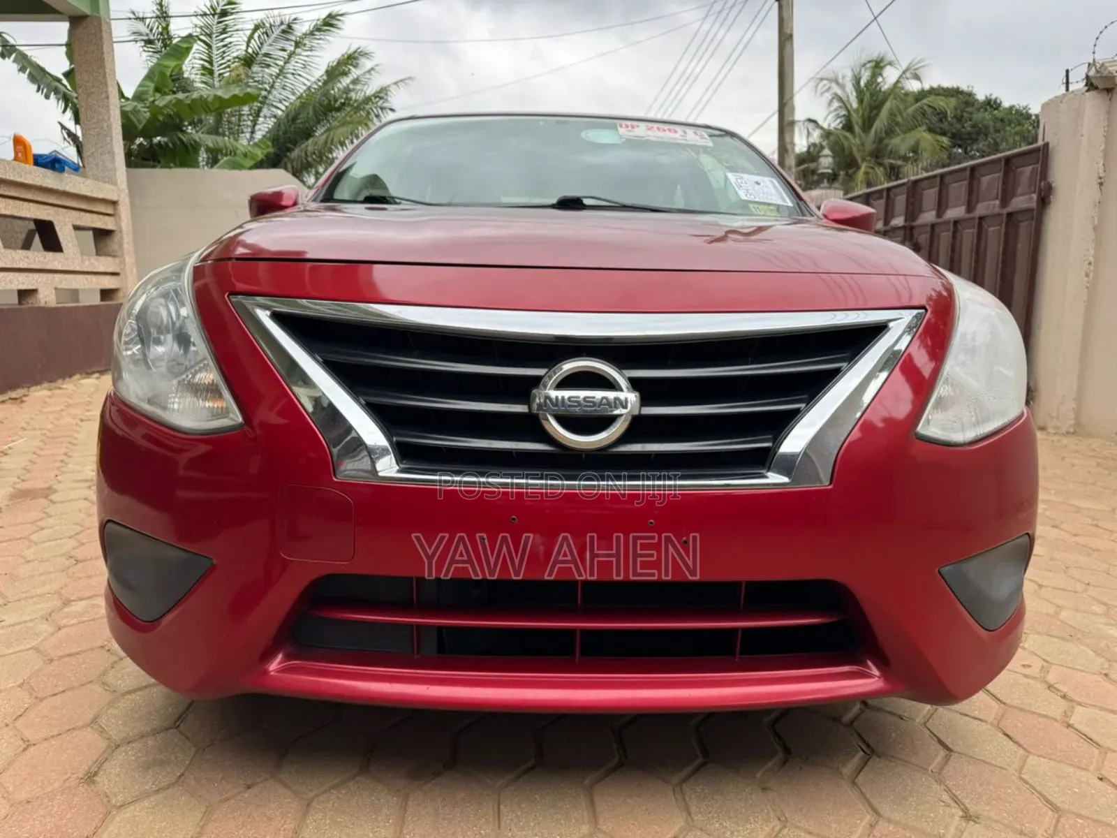 Nissan Versa 1.6 S 4dr Sedan (1.6L 4cyl 4A) 2015 Red