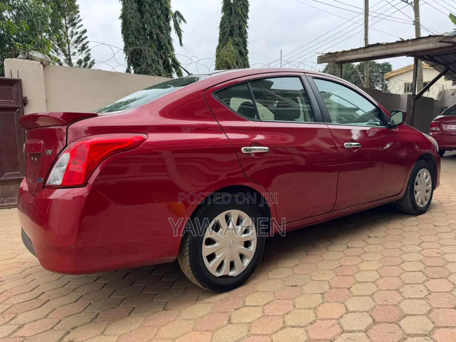 Nissan Versa 1.6 S 4dr Sedan (1.6L 4cyl 4A) 2015 Red