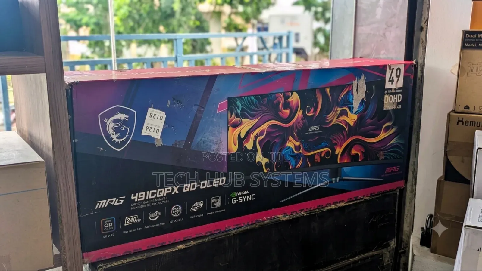 Msi MPG 491cqpx Qd-Oled 49" DQHD Curved Gaming Monitor
