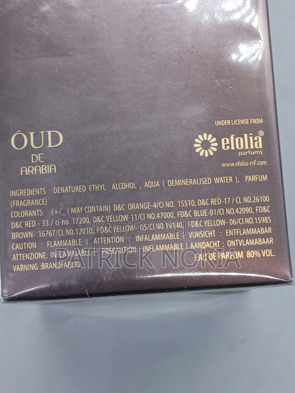 Oud De Arabia Perfume